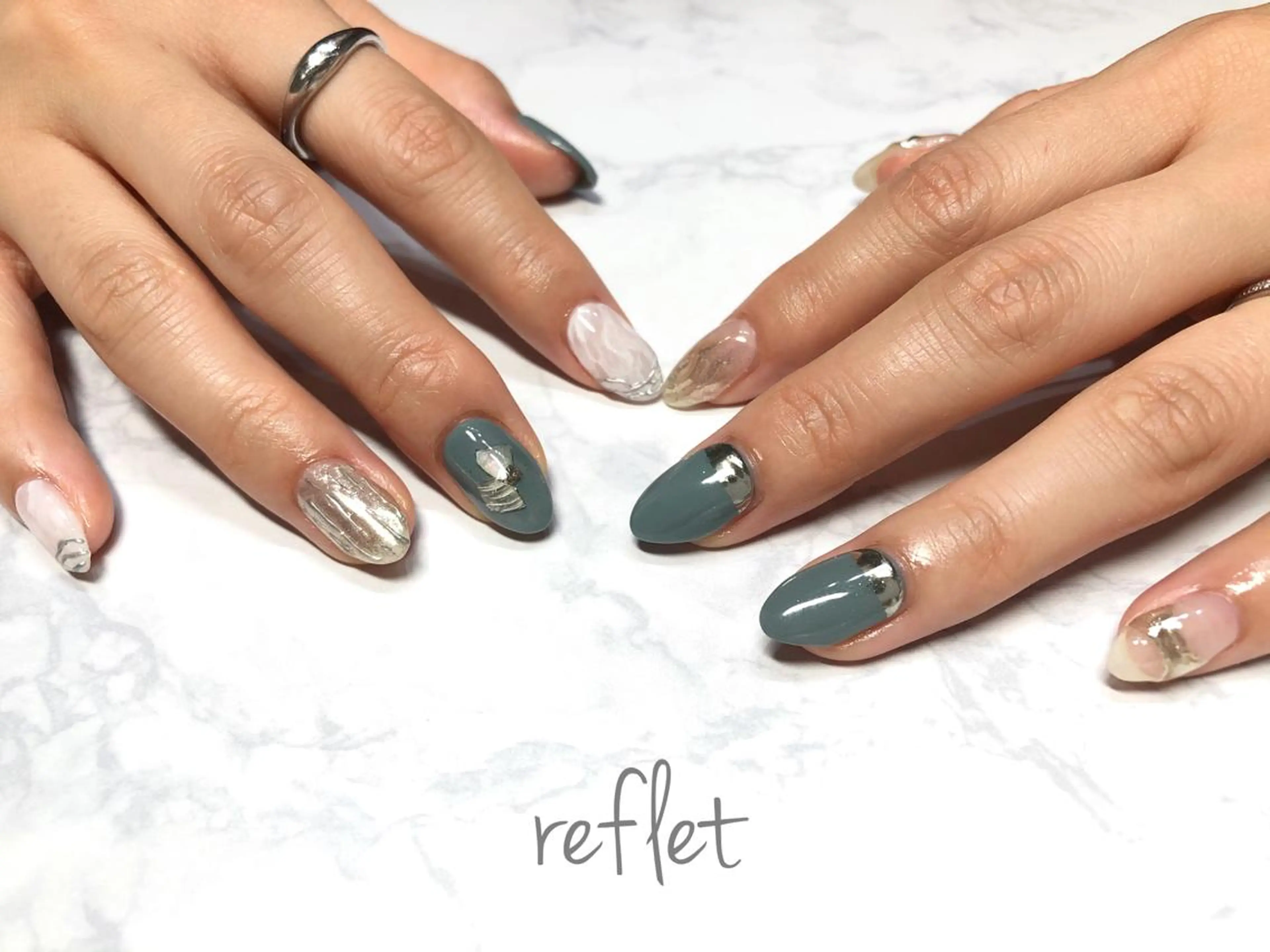 ネイル ハンドネイル reflet nailのネイルデザイン