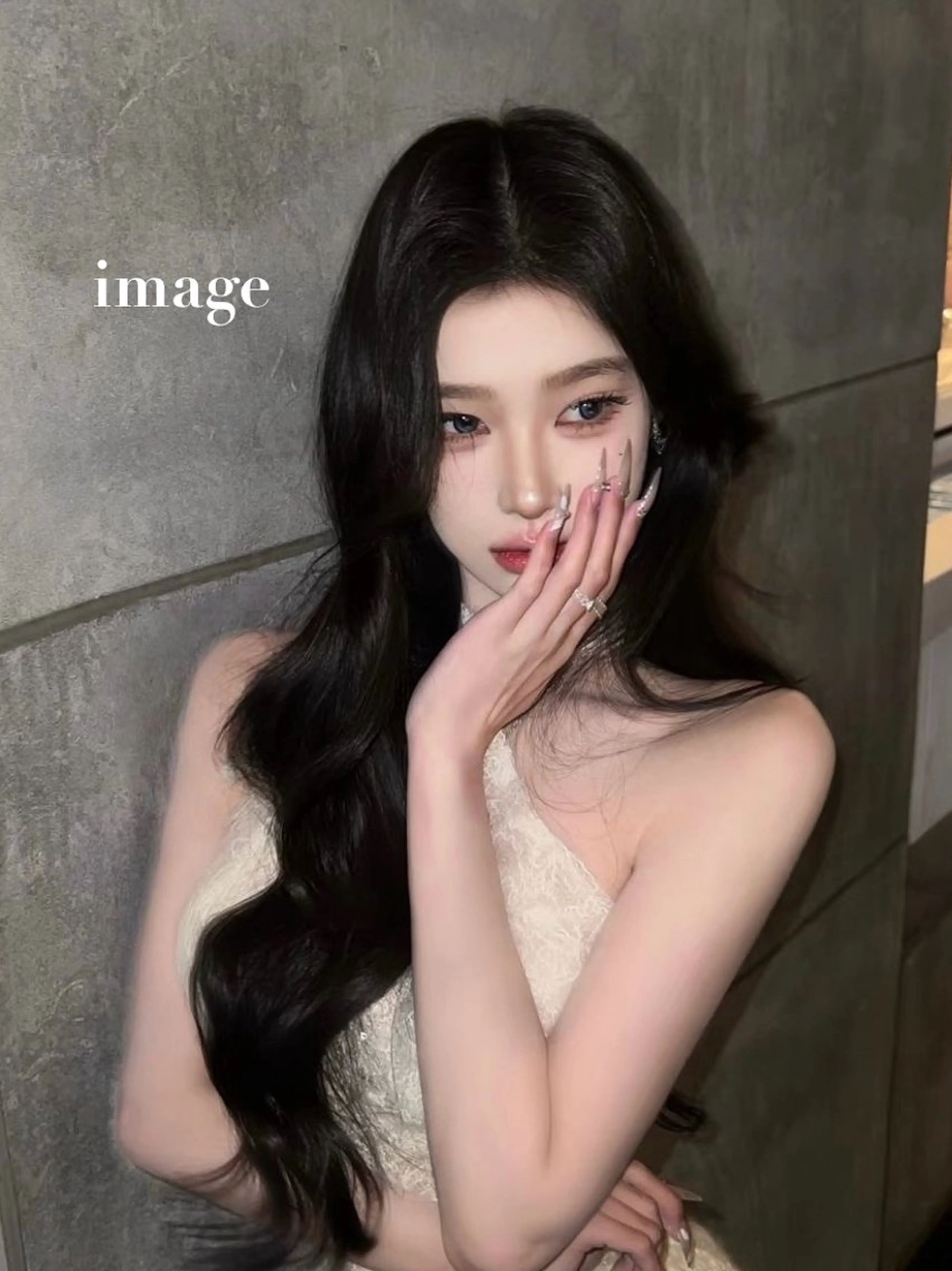 ロング トリートメント 韓国ワンホン透明感 カラー✨🖤ここあのヘアスタイル