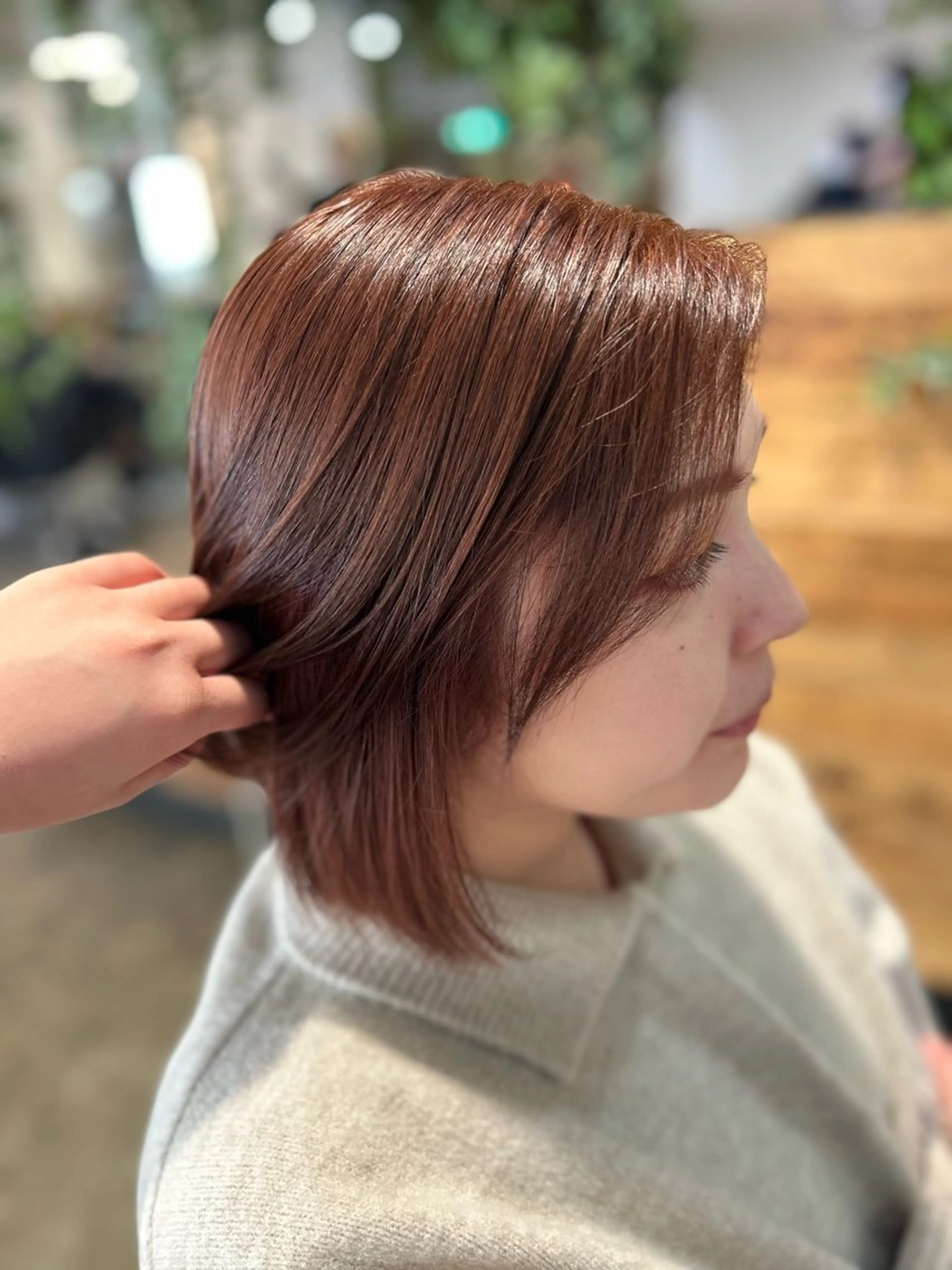 ミディアム カラー ピンクカラー 艶髪/レイヤー 🦋MIYUUのヘアスタイル