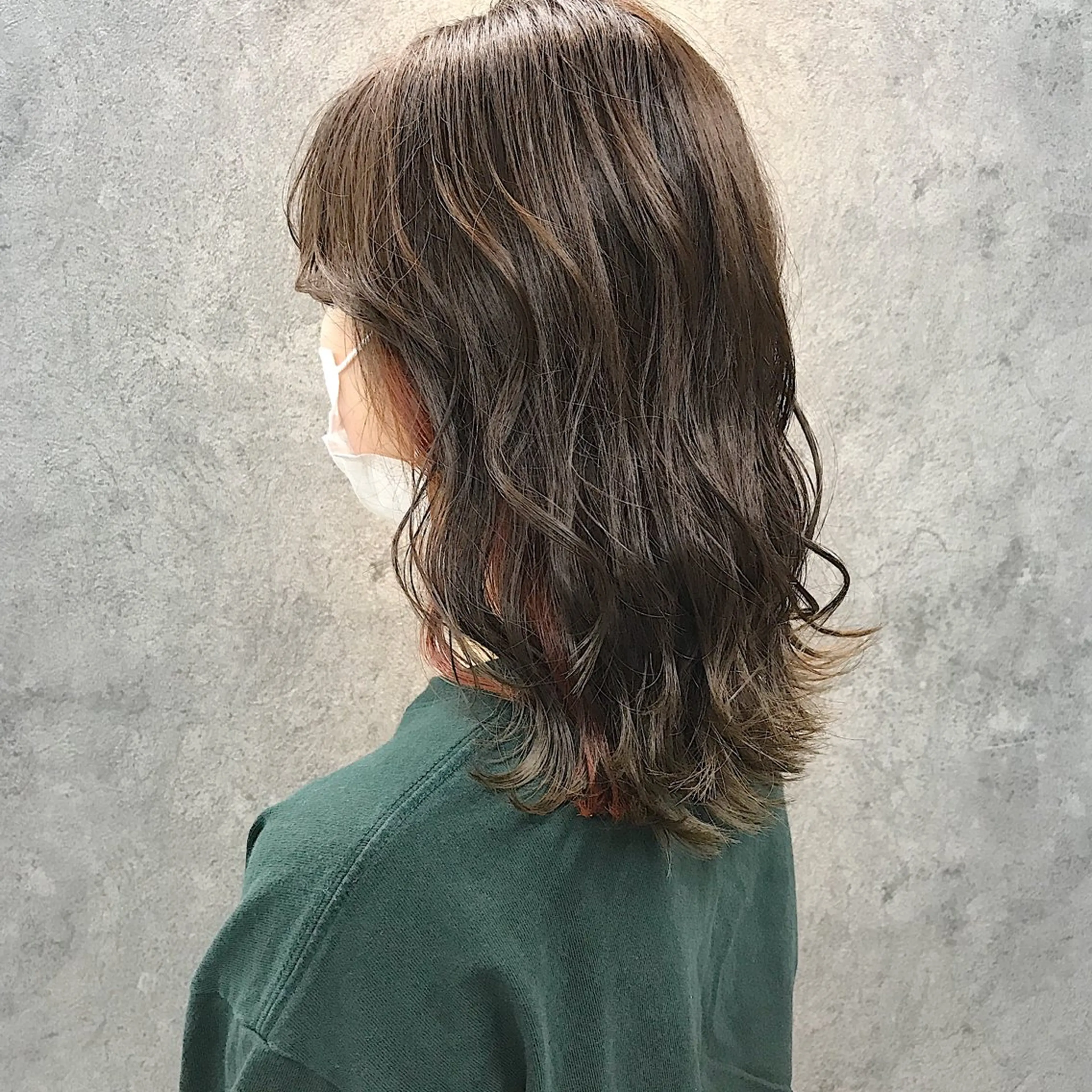 ミディアム レイヤーカット カット ヘアカラー トリートメント 所渉/韓国レイヤー /ウルフカットのヘアスタイル