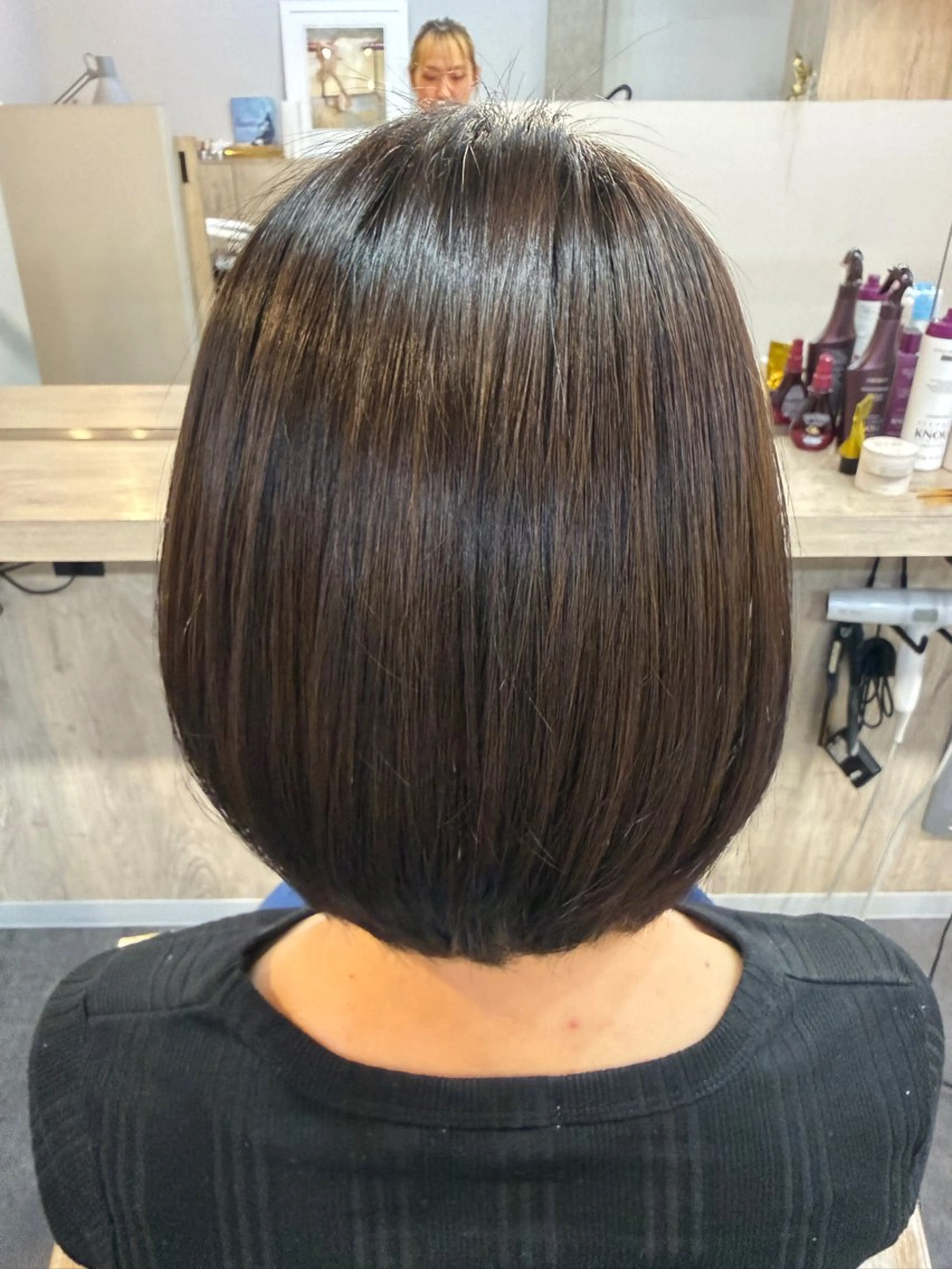 ショート 縮毛矯正 吉野 可林のヘアスタイル