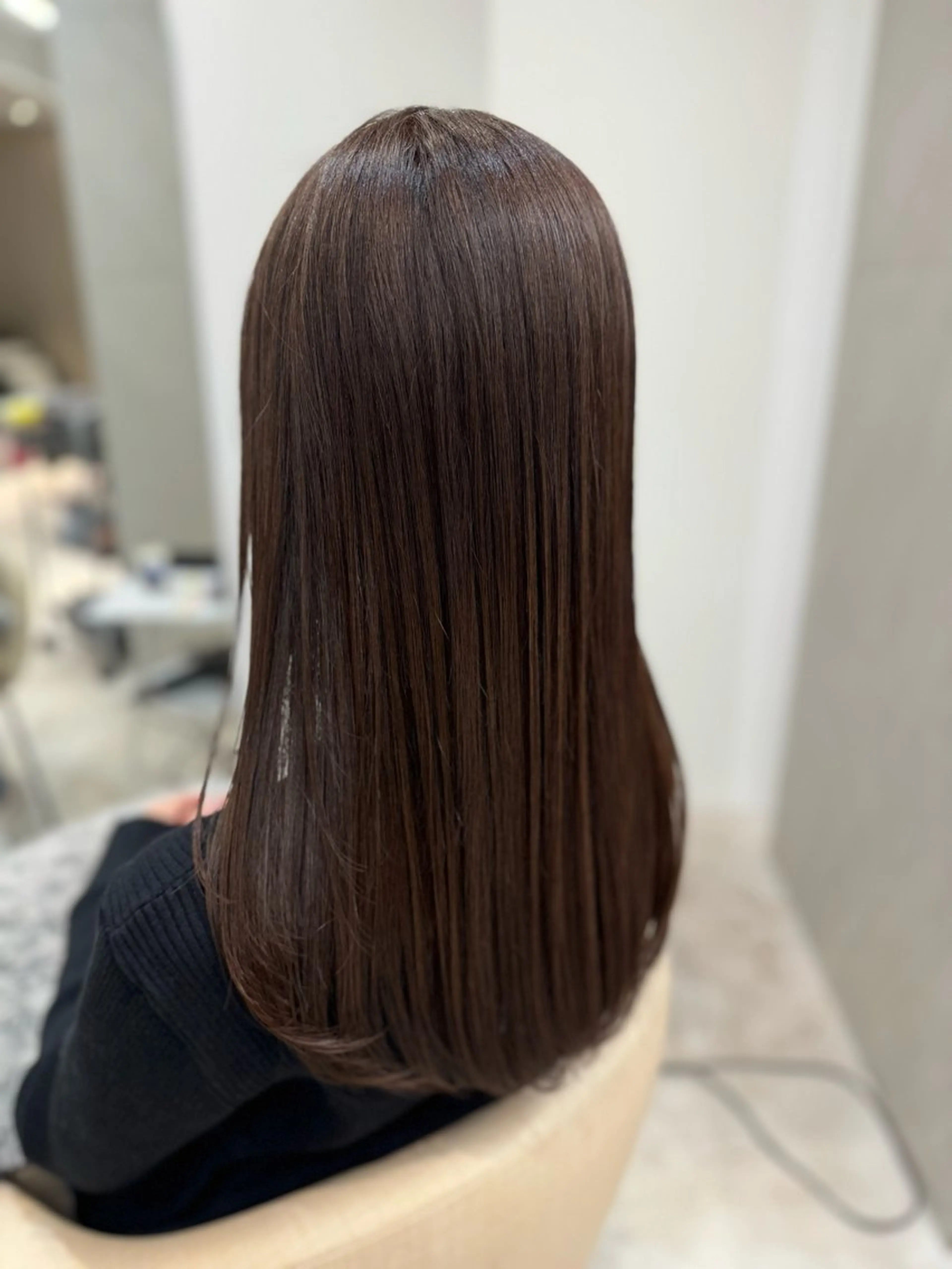 セミロング パーソナルカラー骨格 顔タイプ　川野龍一のヘアスタイル