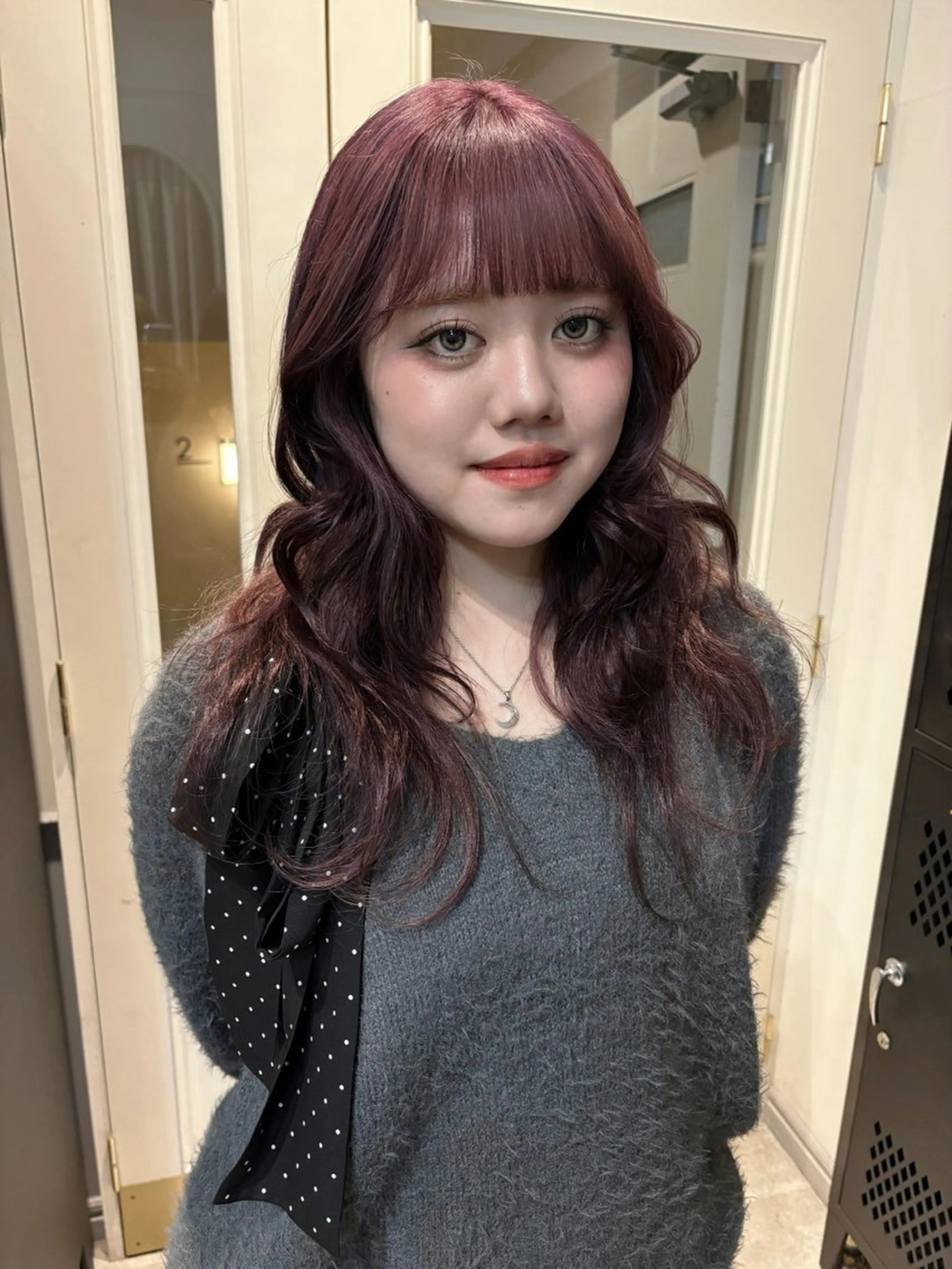 ロング ヘアカラー siki yuikaのヘアスタイル