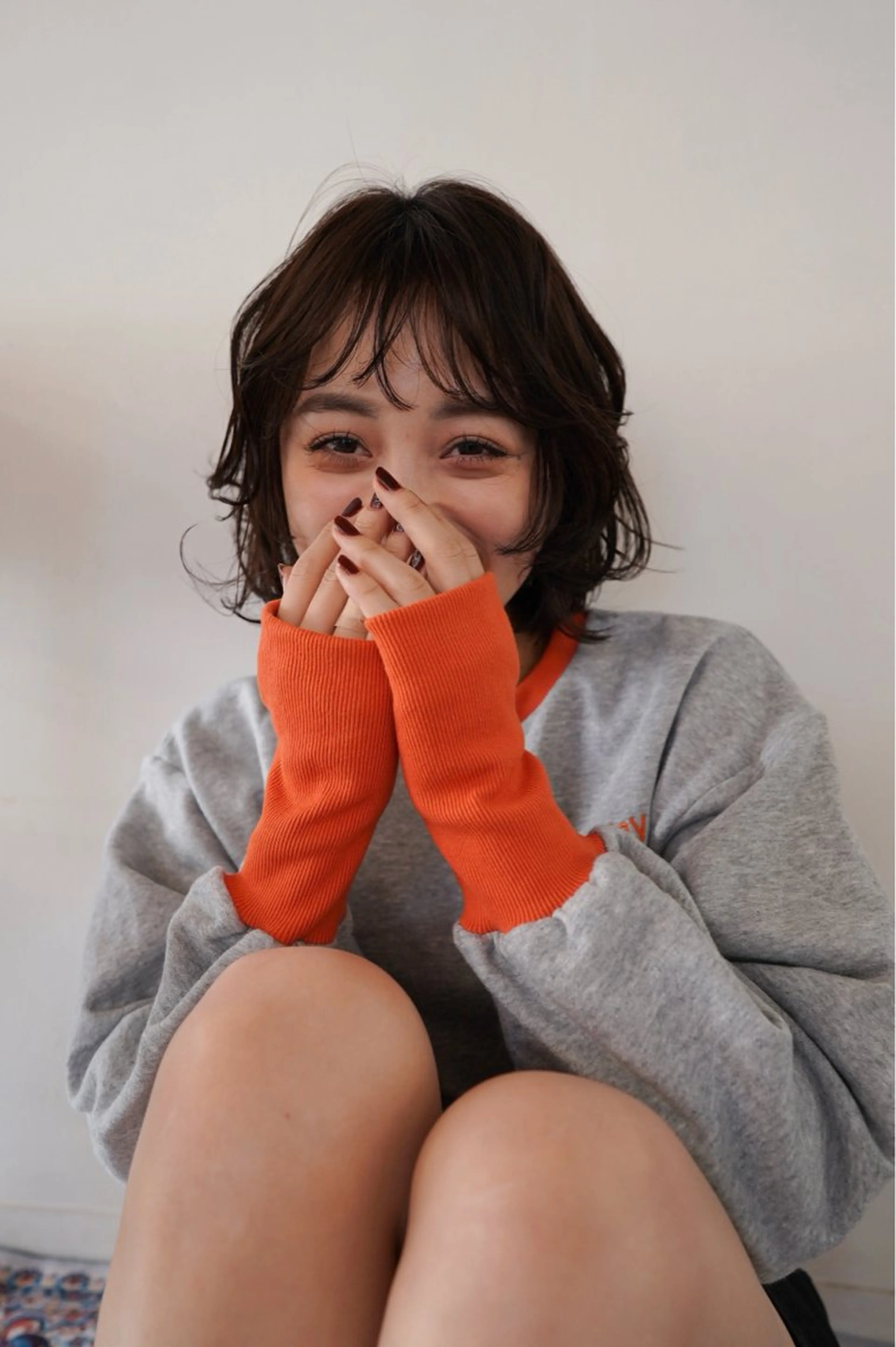 ショート パーマ ボブ さとう あやかのヘアスタイル