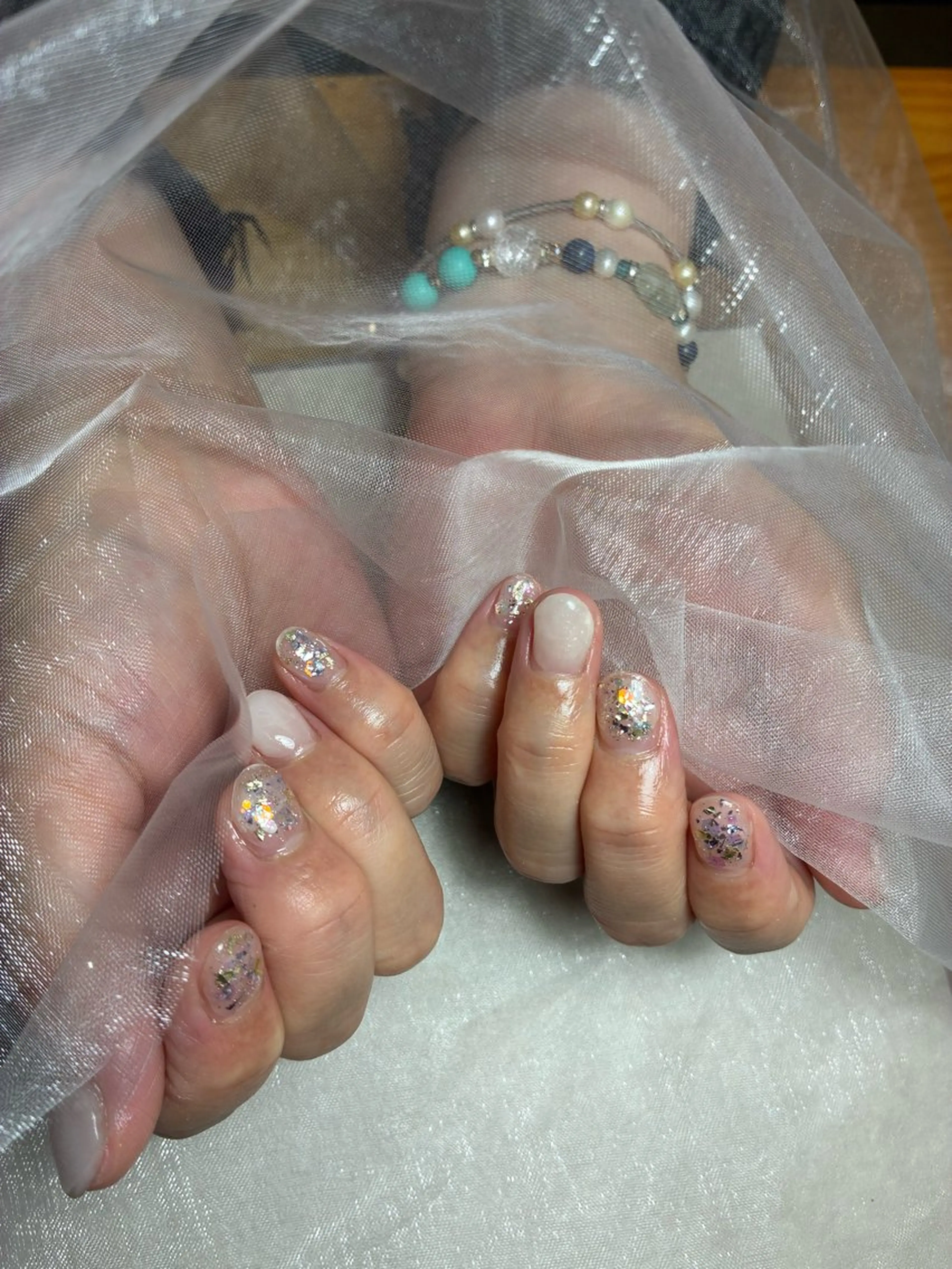ネイル キラキラネイル ハンドネイル addition スタッフReikoのネイルデザイン