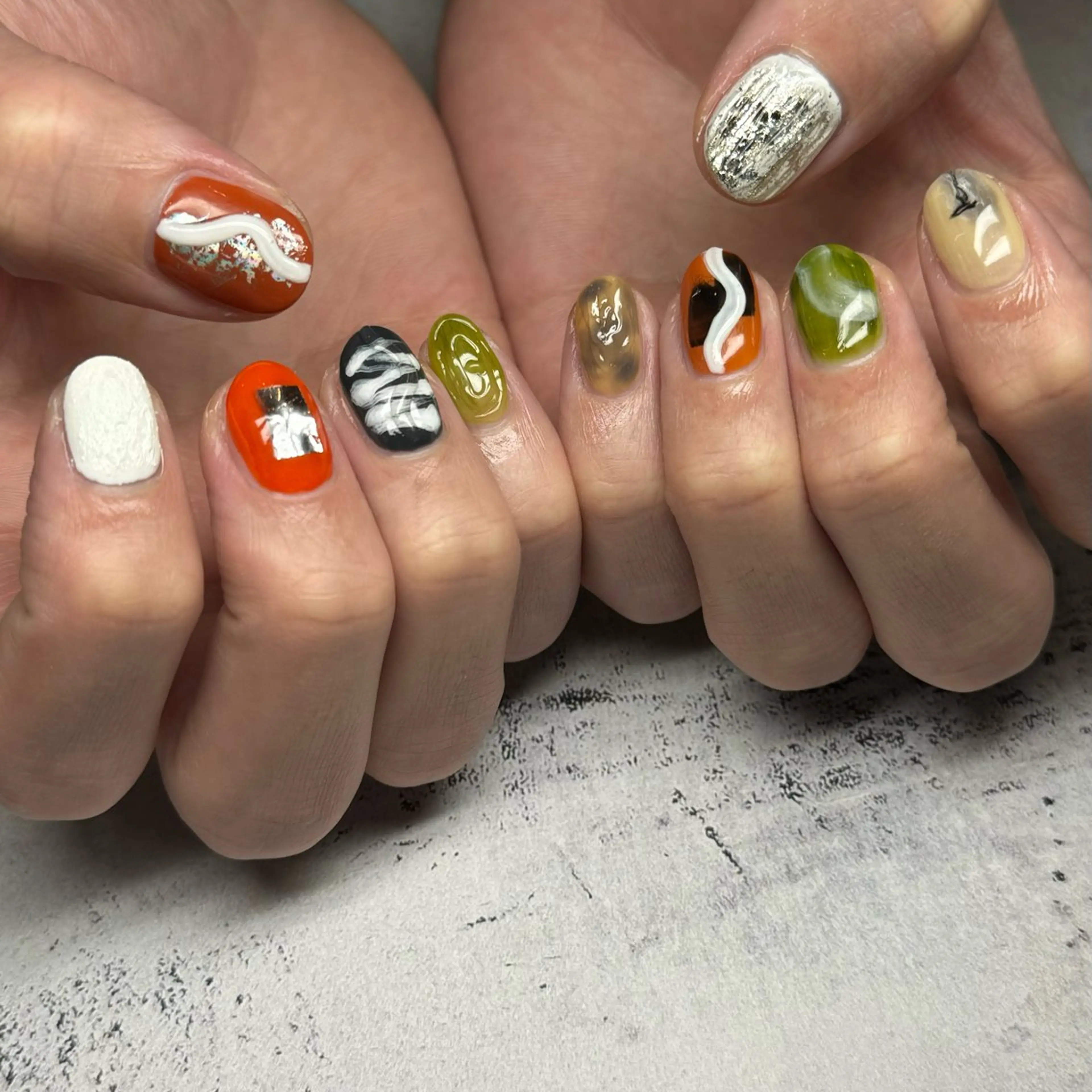 メンズ ネイル ニュアンスネイル ハンドネイル 𝐫𝐚𝐢 𝐧𝐚𝐢𝐥のネイルデザイン