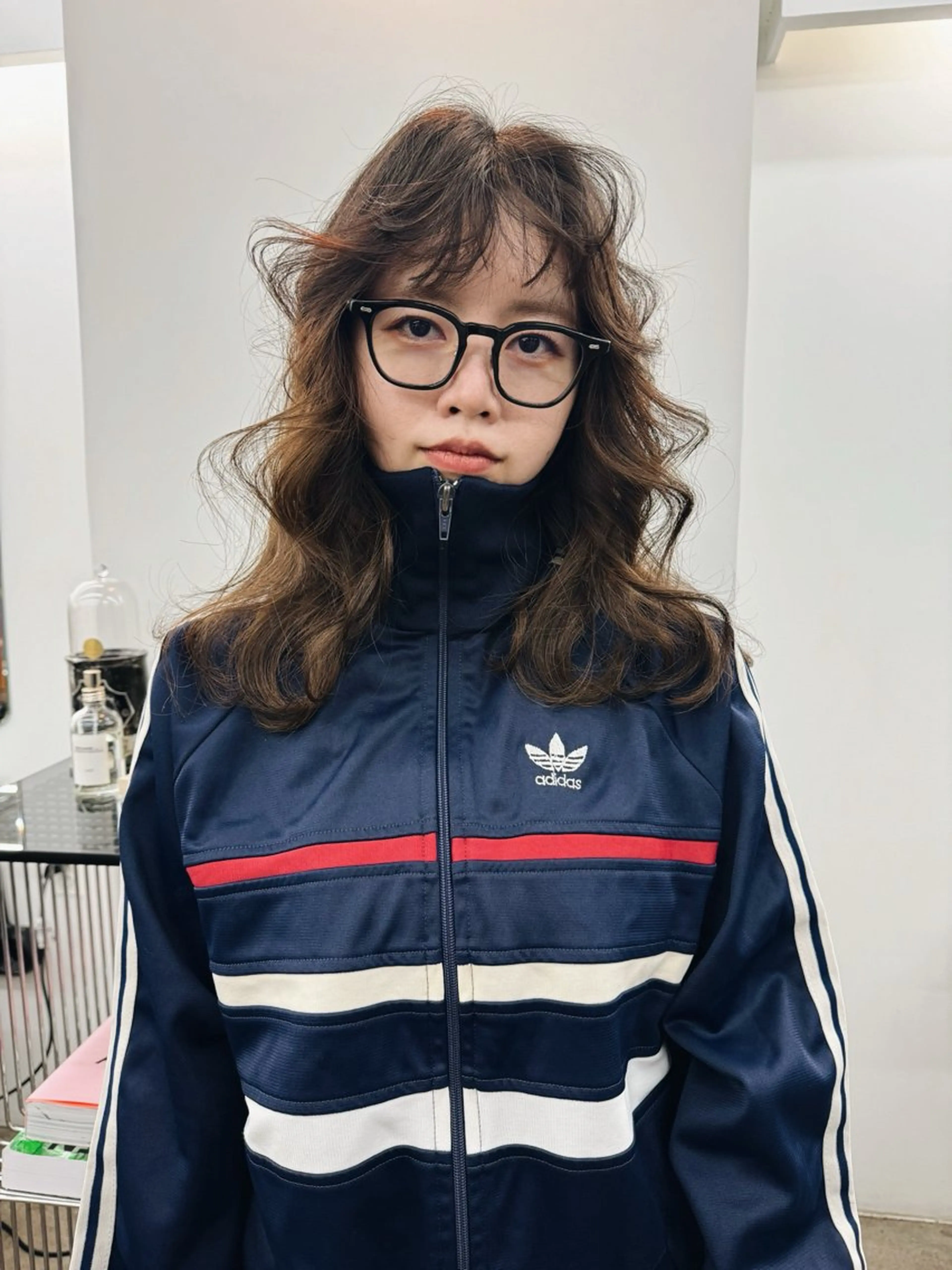 セミロング セミロングパーマ ボブ 外国人風カラー ハイライト 髪質改善 カット ヘアカラー トリートメント スパイラルパーマ/デ ザインカット/アミのヘアスタイル