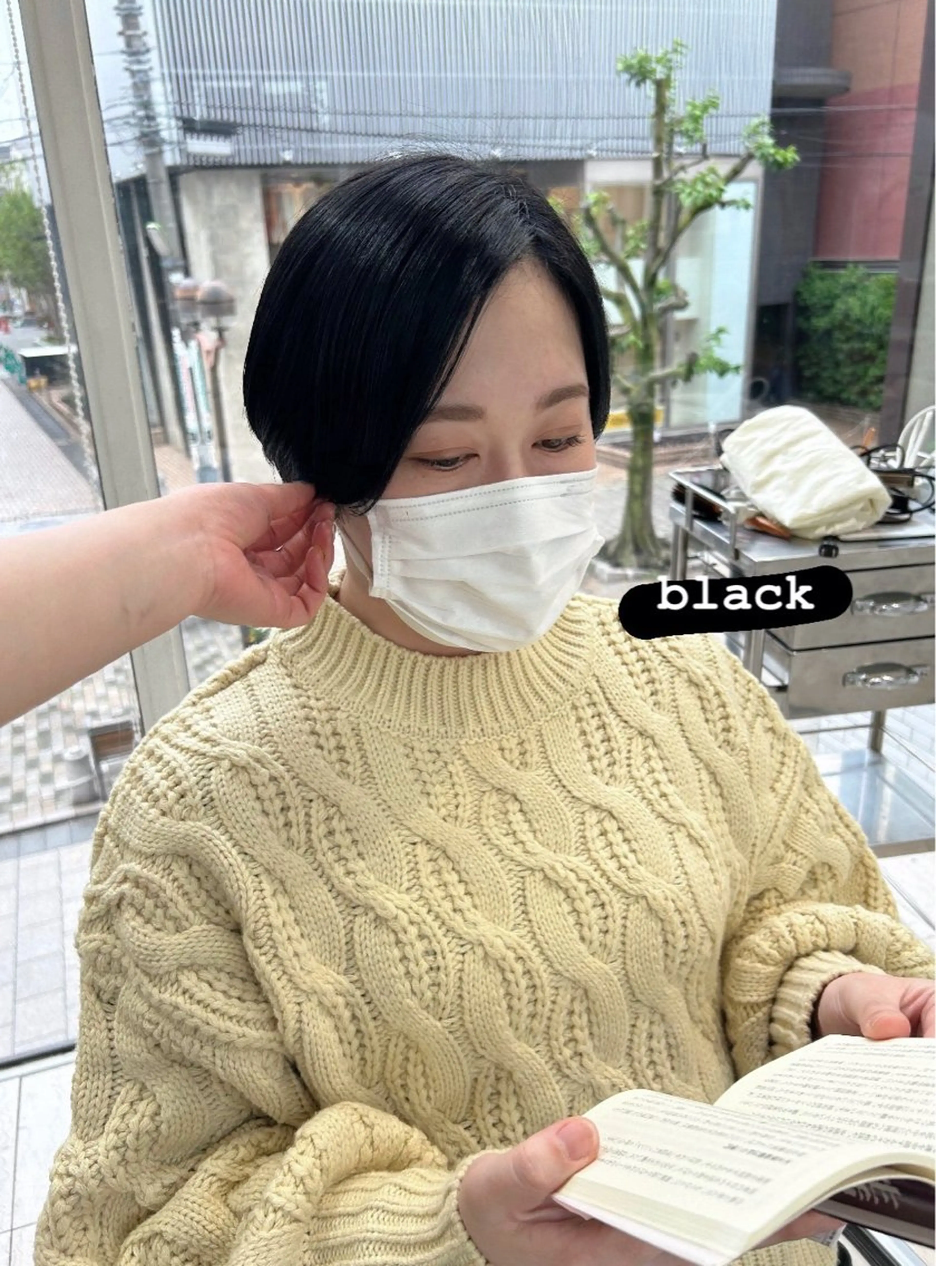 ショート カラー ありむらもえ/ 透明感カラーのヘアスタイル