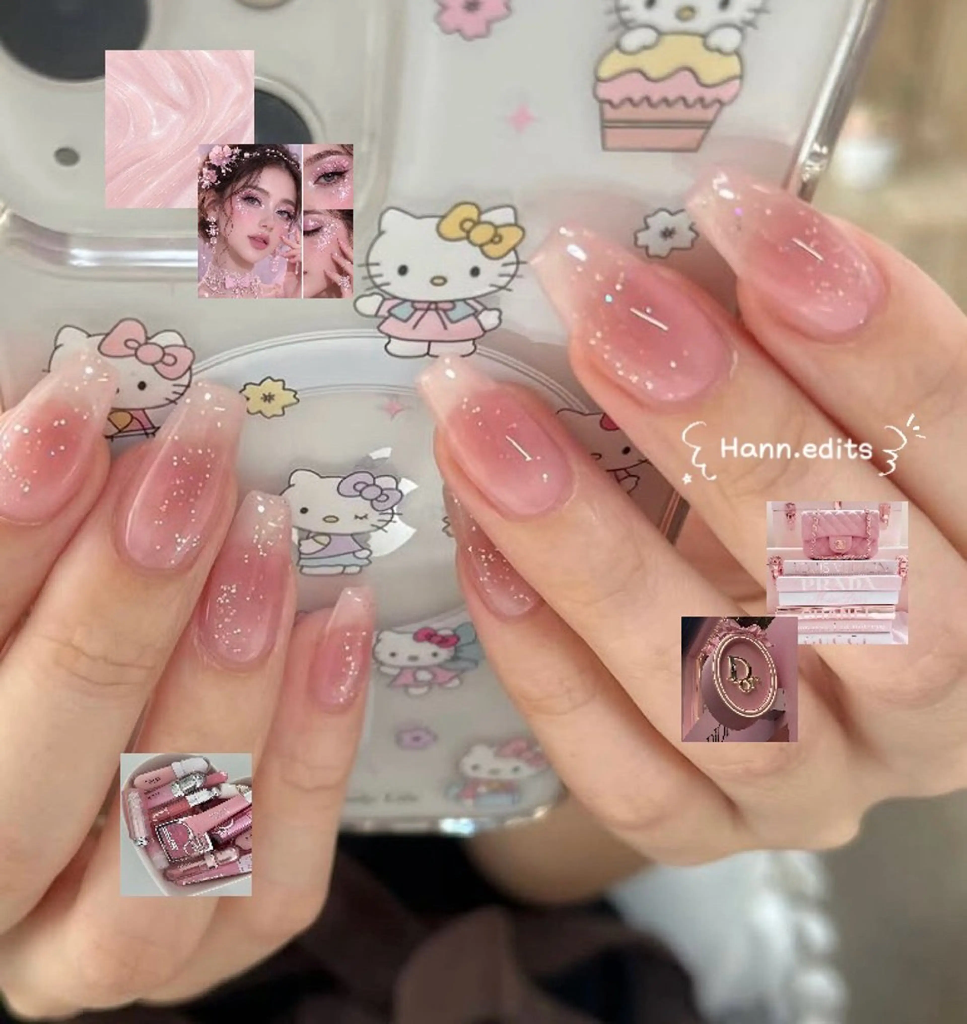 ミディアム 韓国風ヘア ハンドネイル Aila Nail ShinOkuboのネイルデザイン