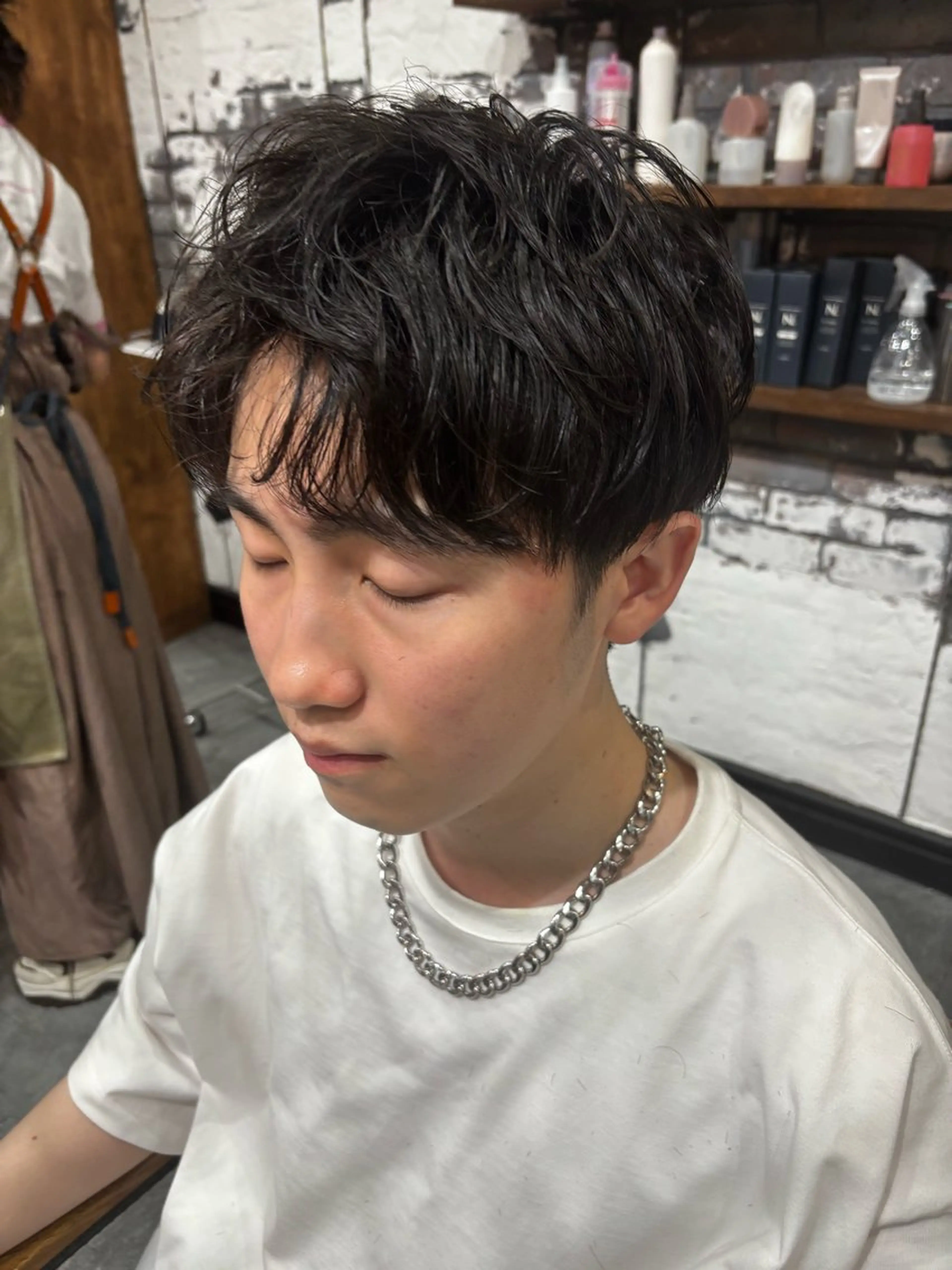 パーマ メンズ 大人可愛い🧸 艶髪✨かおるのヘアスタイル