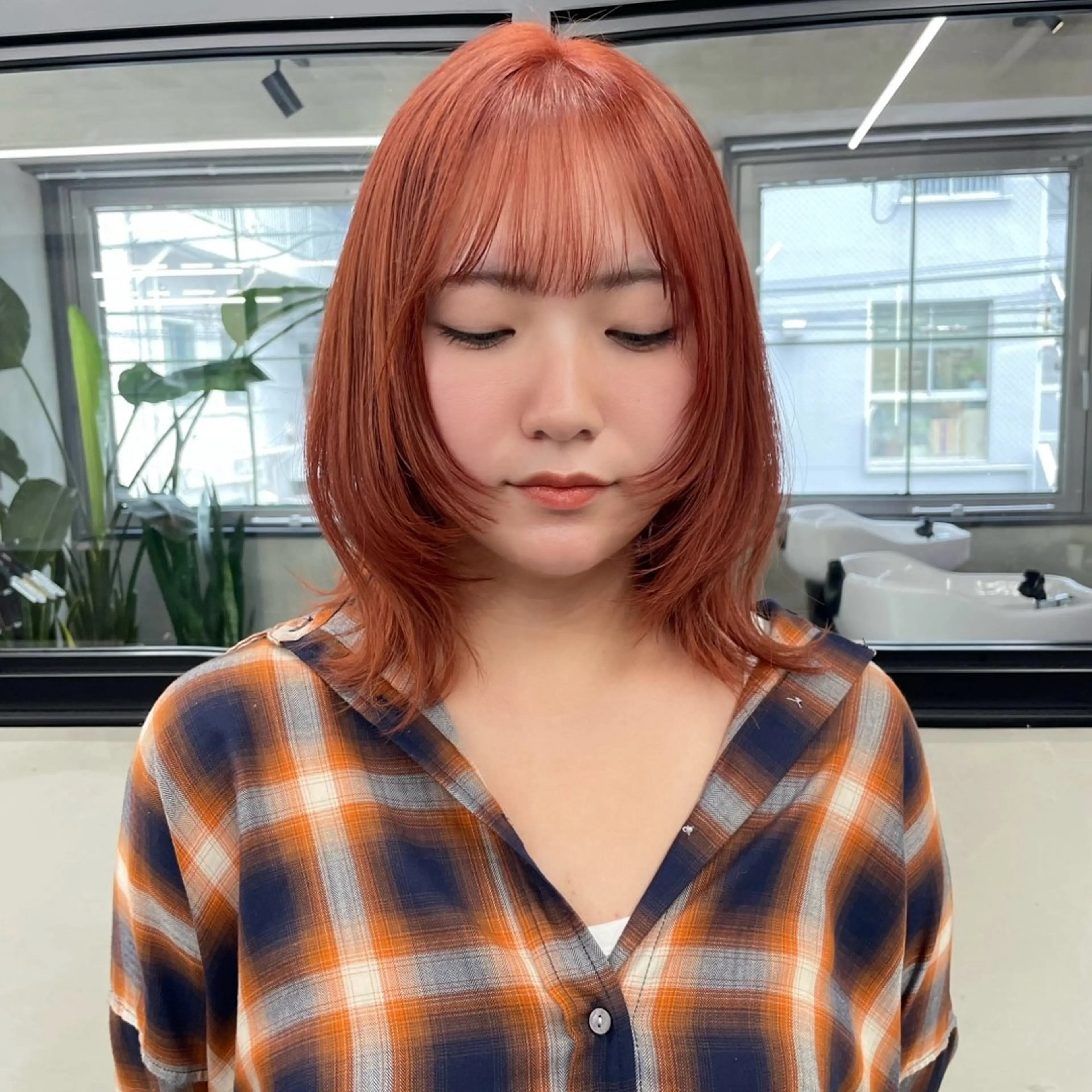 ロング カラー カット ヘアカラー トリートメント 🍒暖色カラー🍒 渋谷/YUUのヘアスタイル