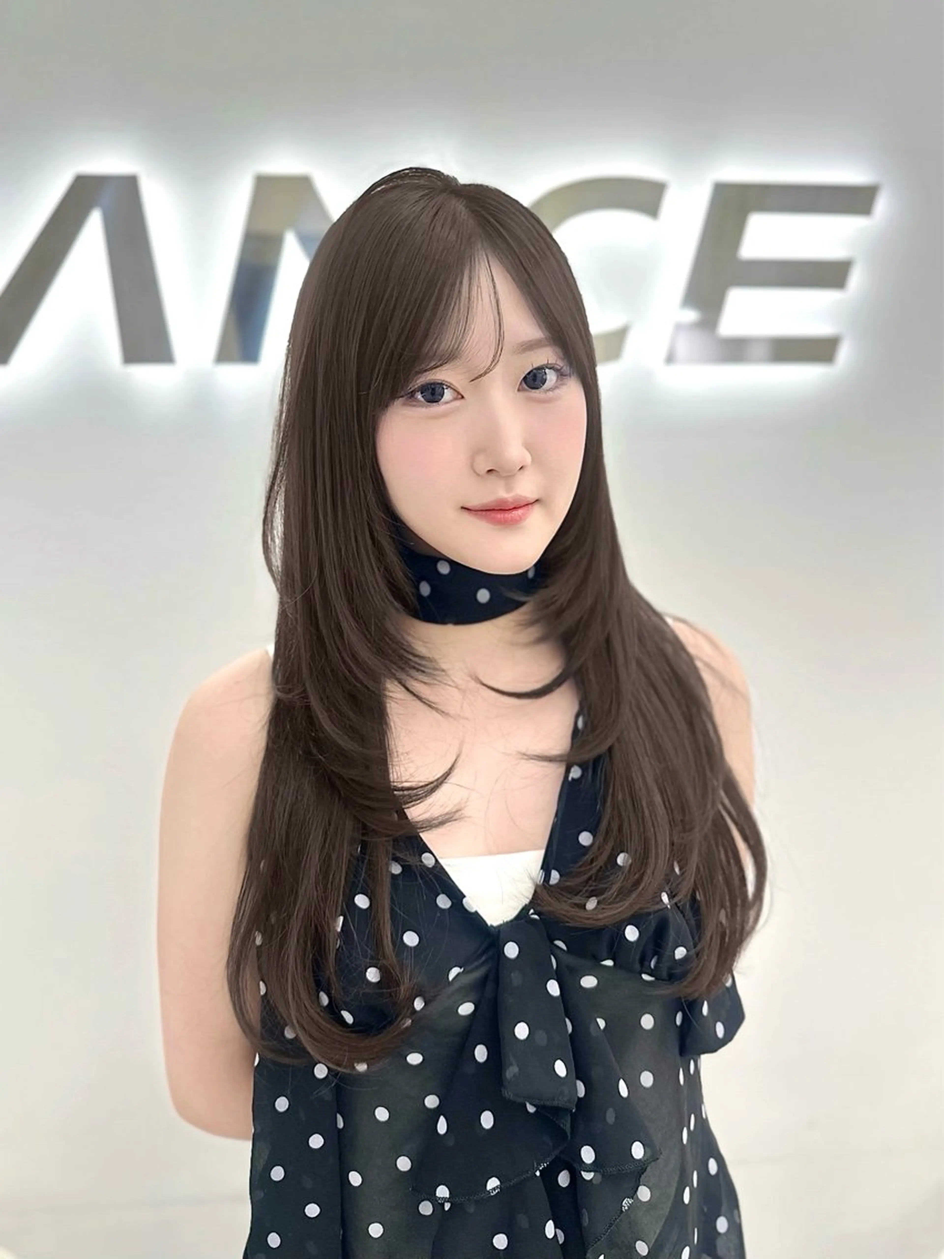 ロング カラー カット ヘアカラー ヘアセット 上品モテヘア🩶 karen🩶のヘアスタイル