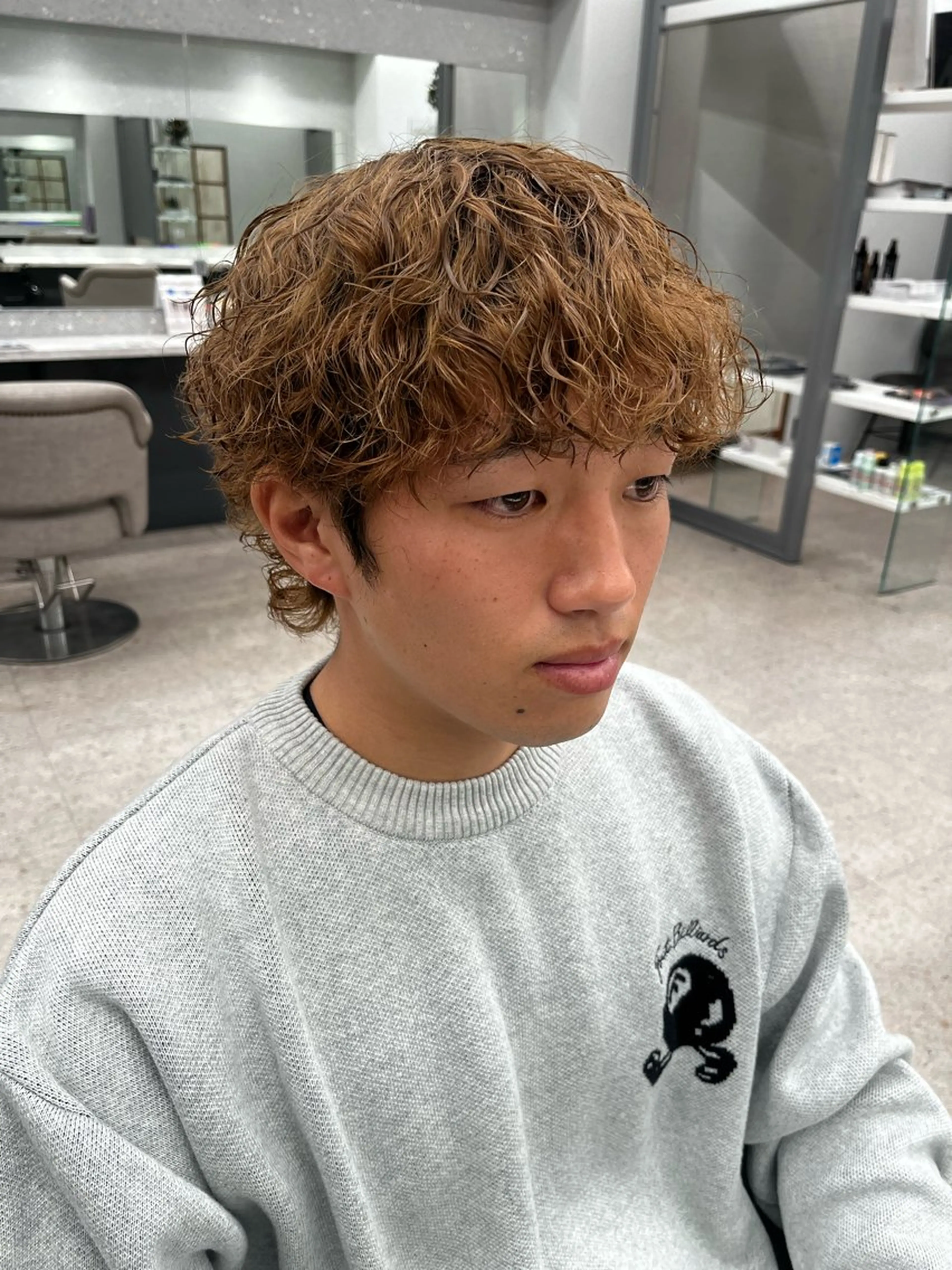 パーマ メンズ カット パーマ 🍐シャドウパーマ メンズ特化/守岡🍐のヘアスタイル