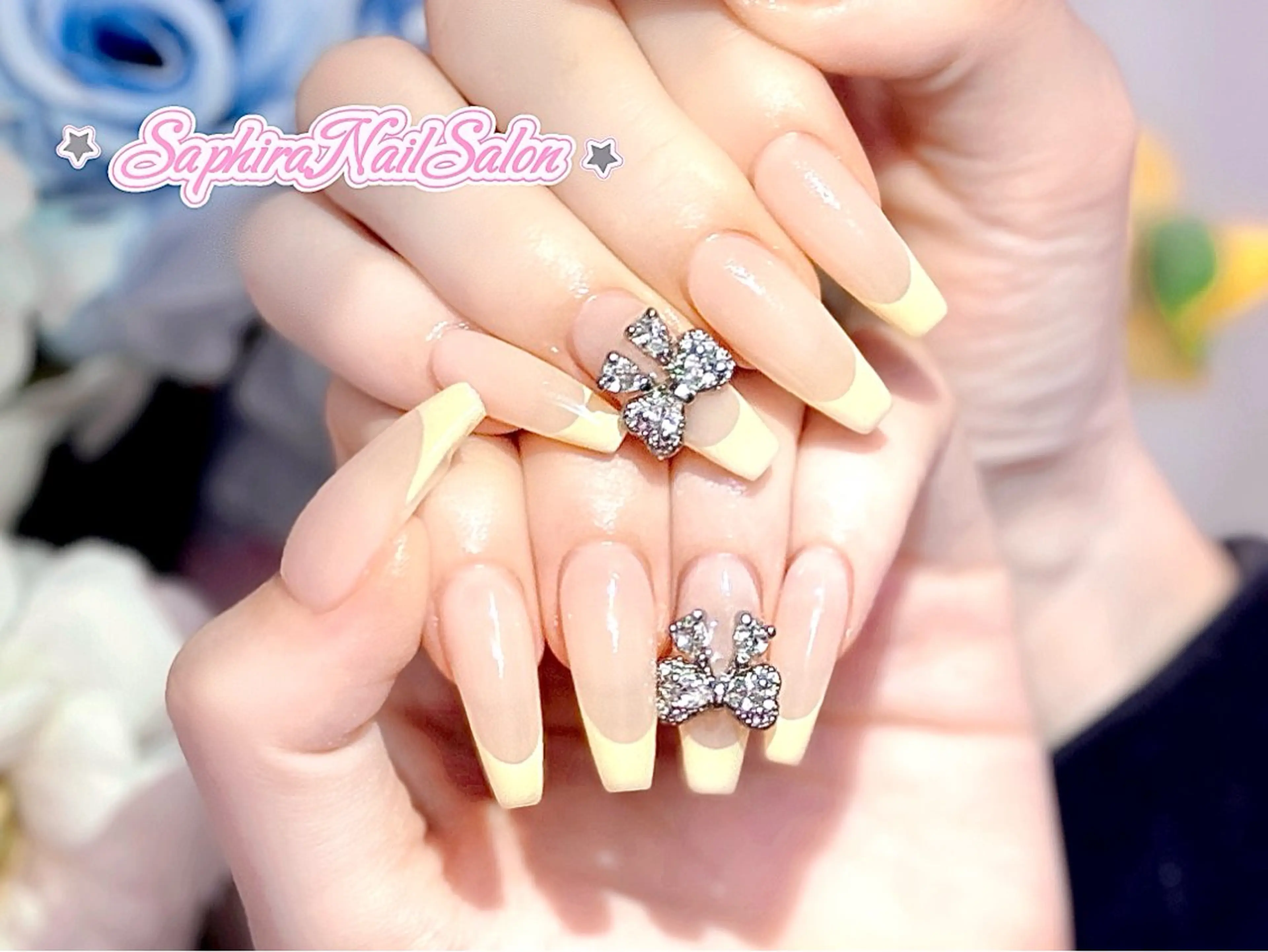 カラー ハンドネイル Saphiraネイル サロン錦糸町のネイルデザイン