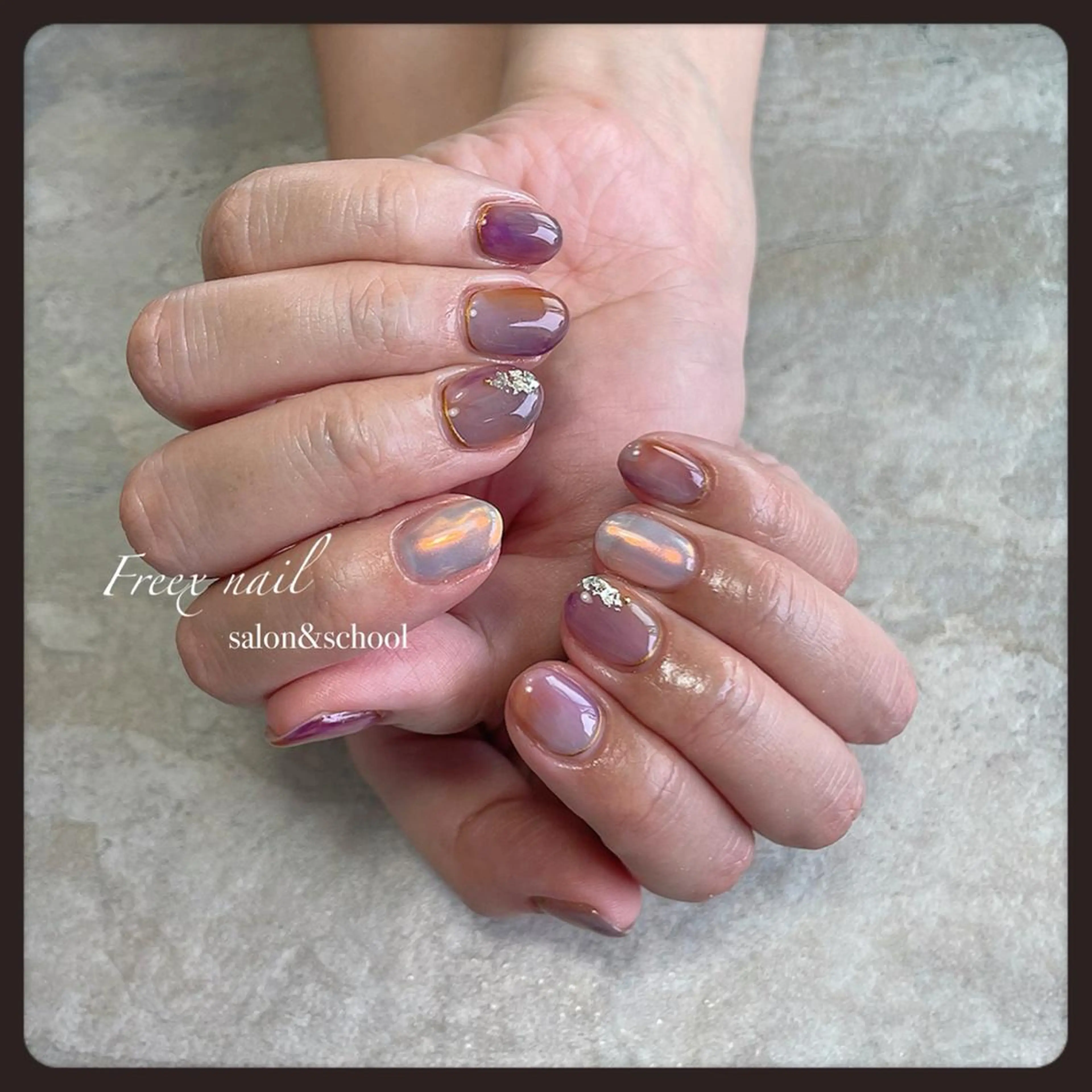 ネイル ニュアンスネイル ハンドネイル ハンドケア freex nail /ニュアンス/個性派のネイルデザイン