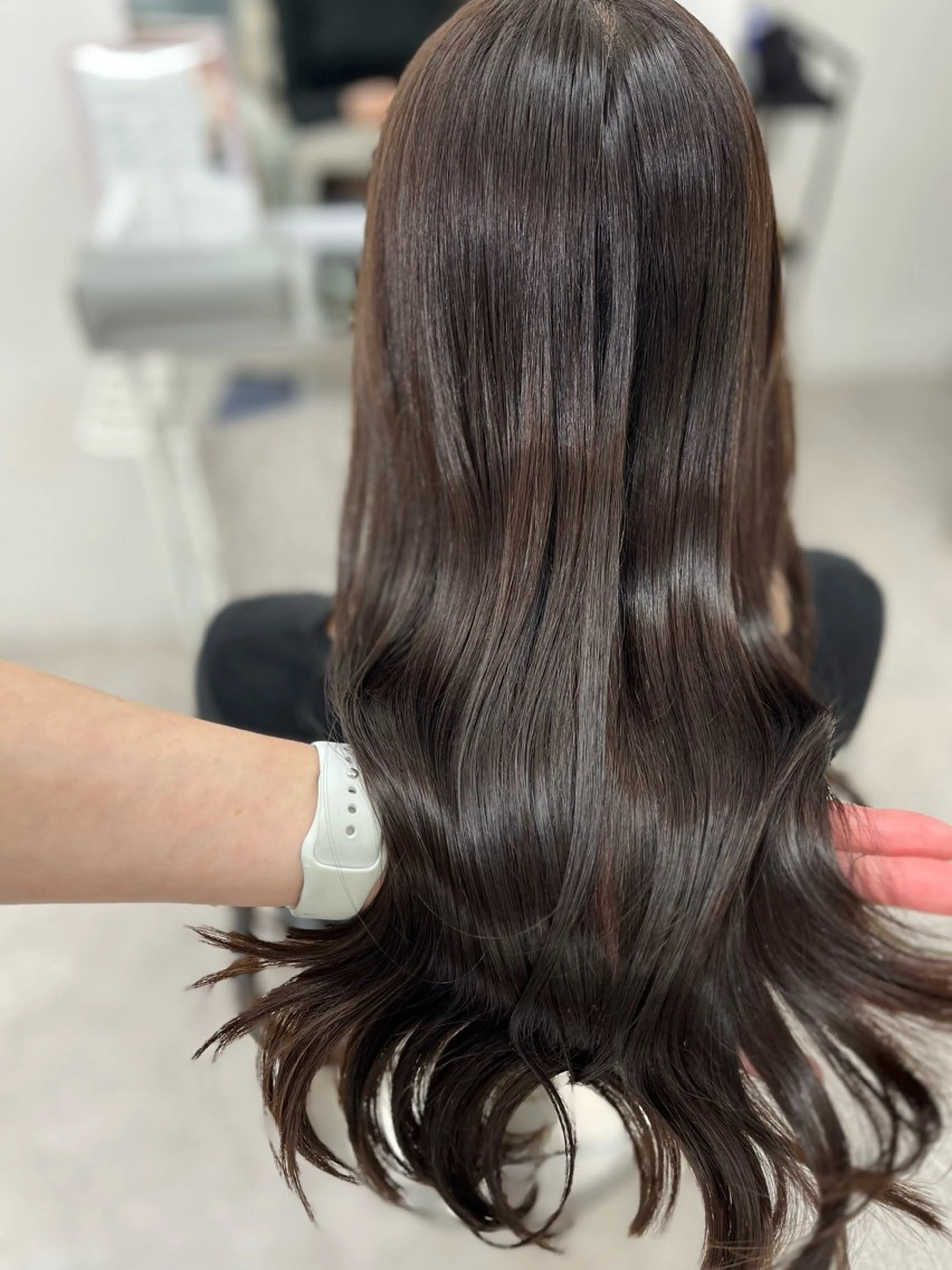 ロング カラー ブラウンカラー ラベンダーカラー カット ヘアカラー トリートメント 🫧ぷる艶カラー🫧 Yuubi🦩のヘアスタイル