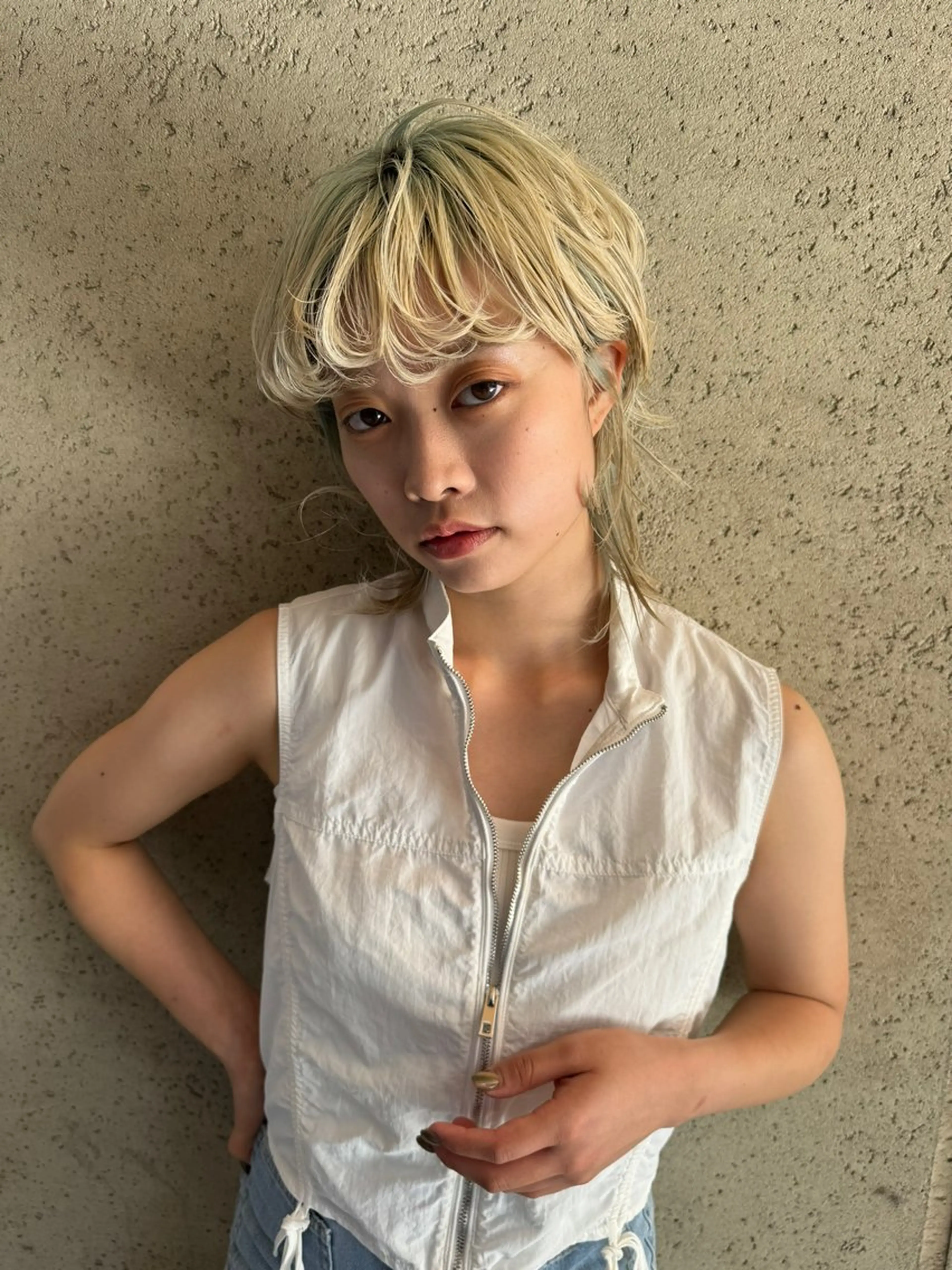 ショート カラー カット パーマ トリートメント niko RINKAのヘアスタイル