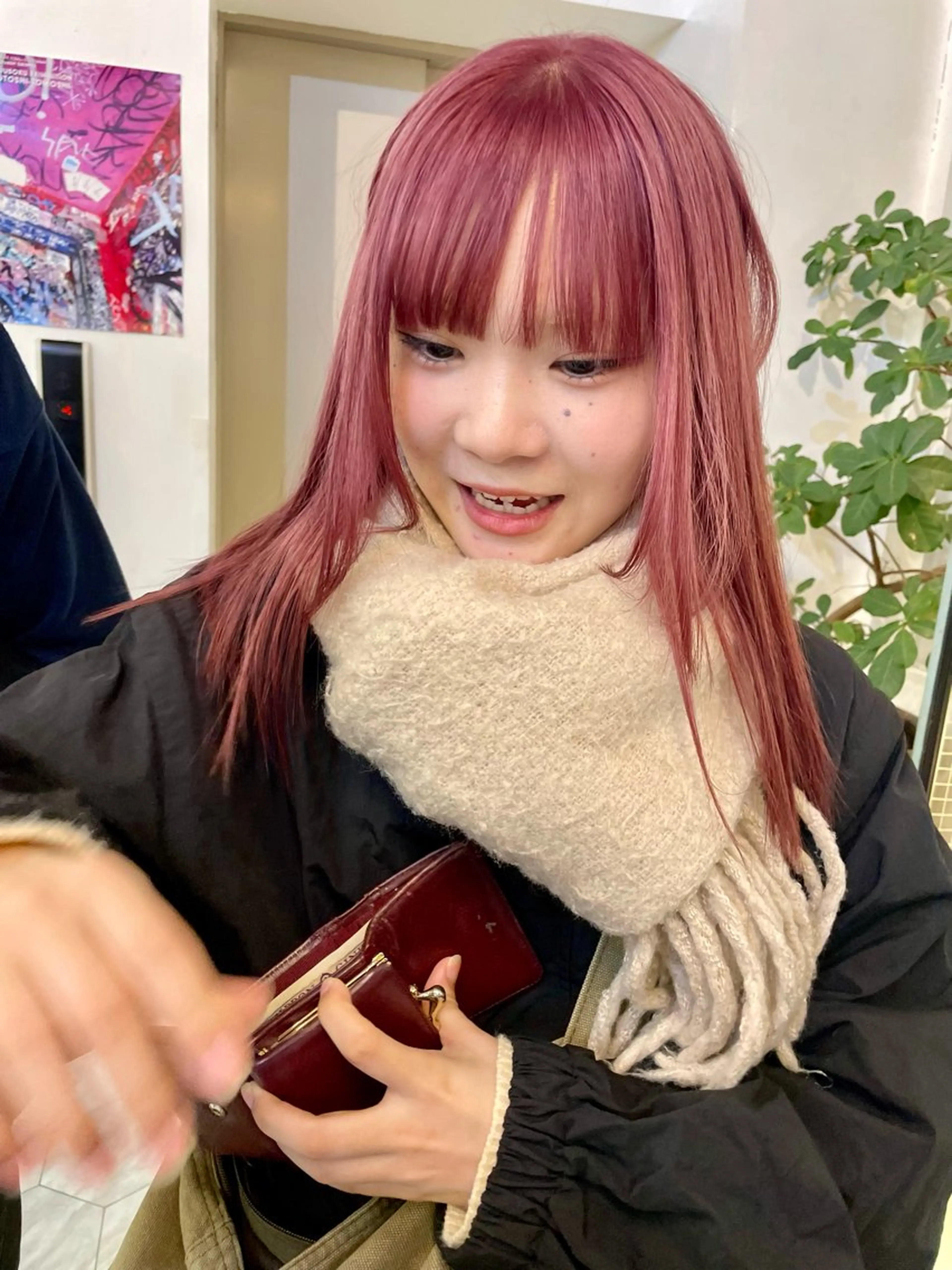 セミロング ヘアカラー nessヤマサキ リュウタのヘアスタイル