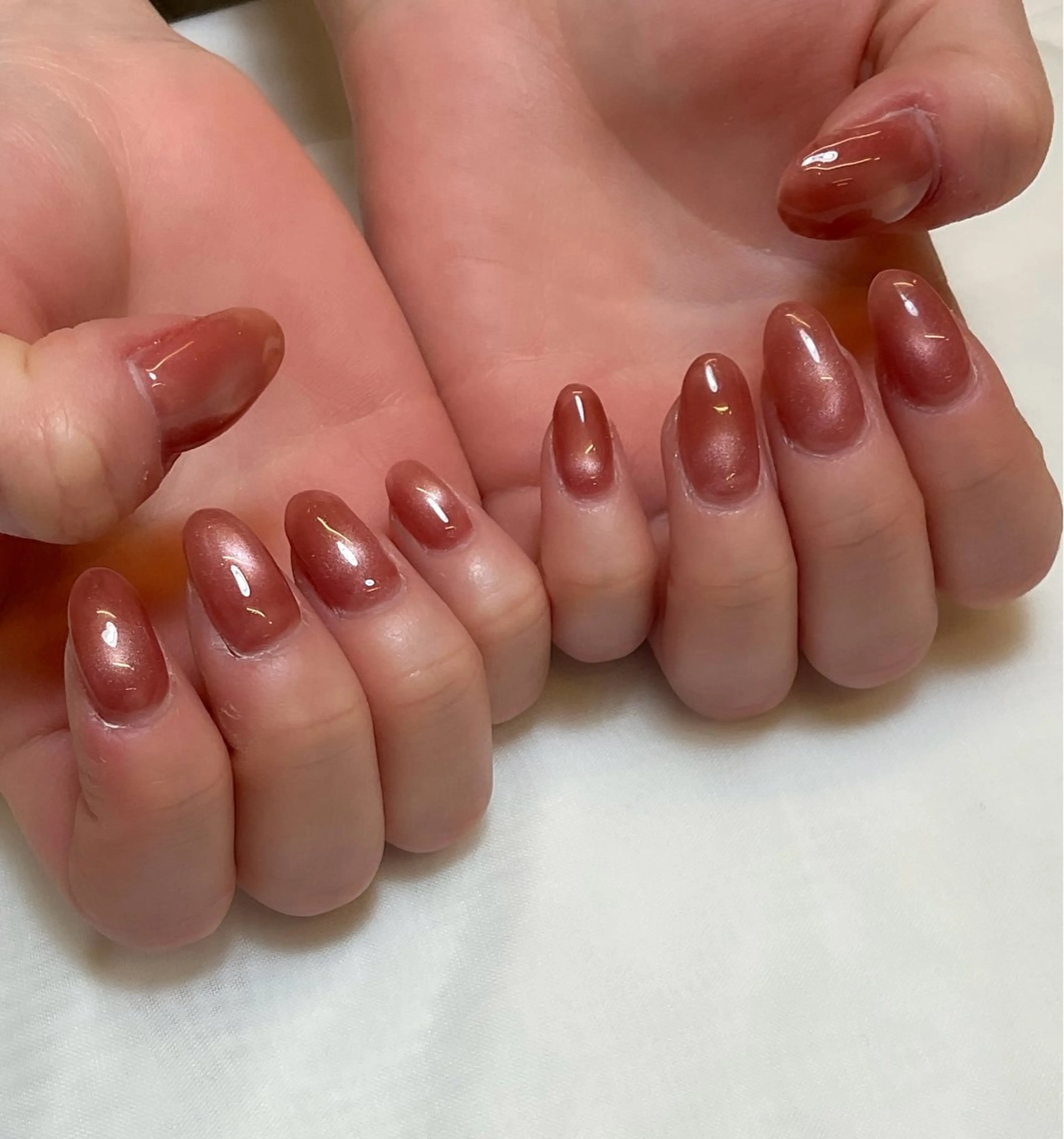 【オフ無し】マグネット、フレンチネイル　オフィス向けカラーあり🙆‍♀️メンズOKの写真