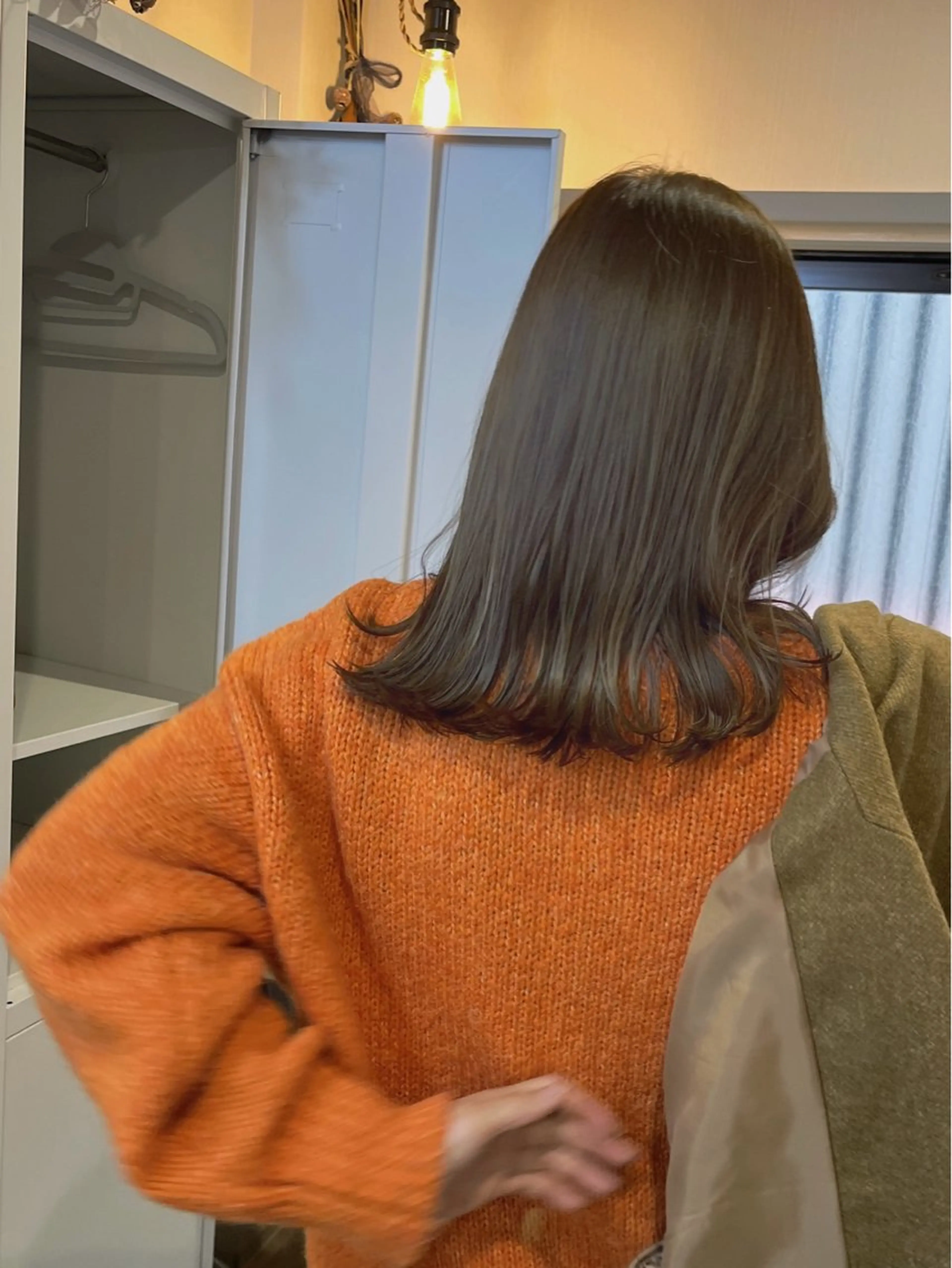 セミロング カラー ベージュカラー CLOVE所属・下石怜子/レイヤー/ 透明感カラーのヘアスタイル