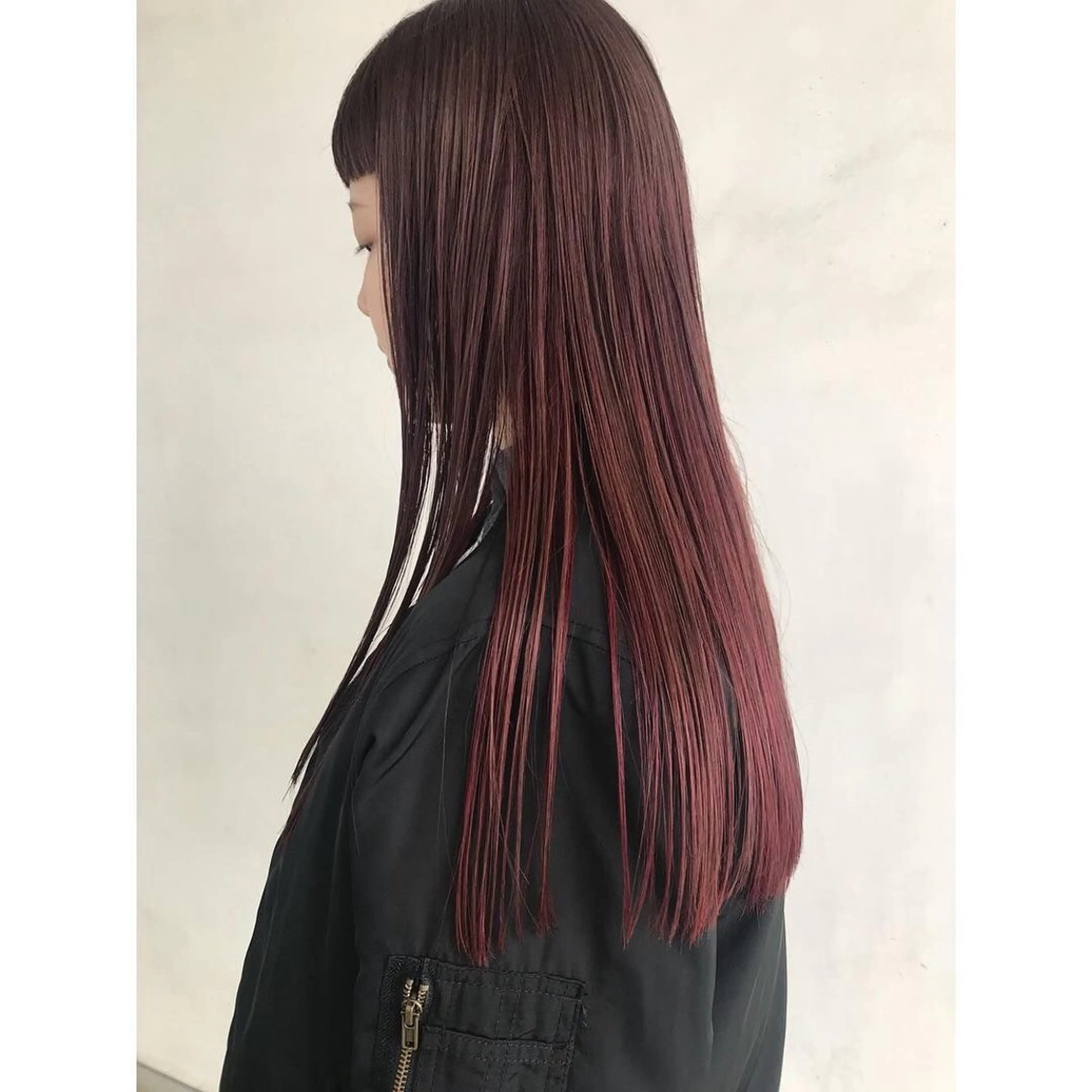 ロング カラー カット ヘアカラー ピチカート　本店所属・カットモデル ／ゆうのヘアスタイル