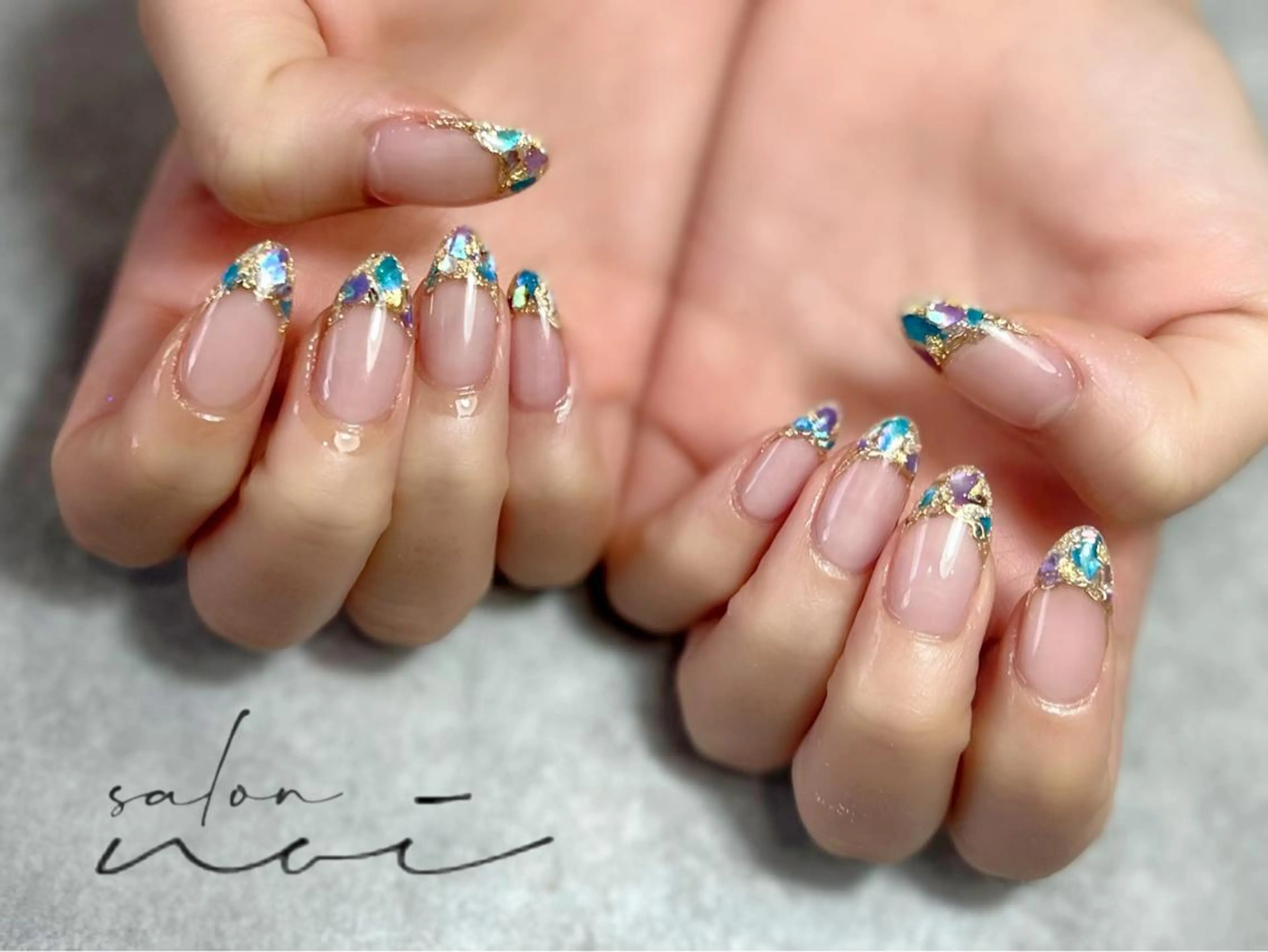 ネイル フレンチネイル ハンドネイル salon noi所属・salon noiのネイルデザイン