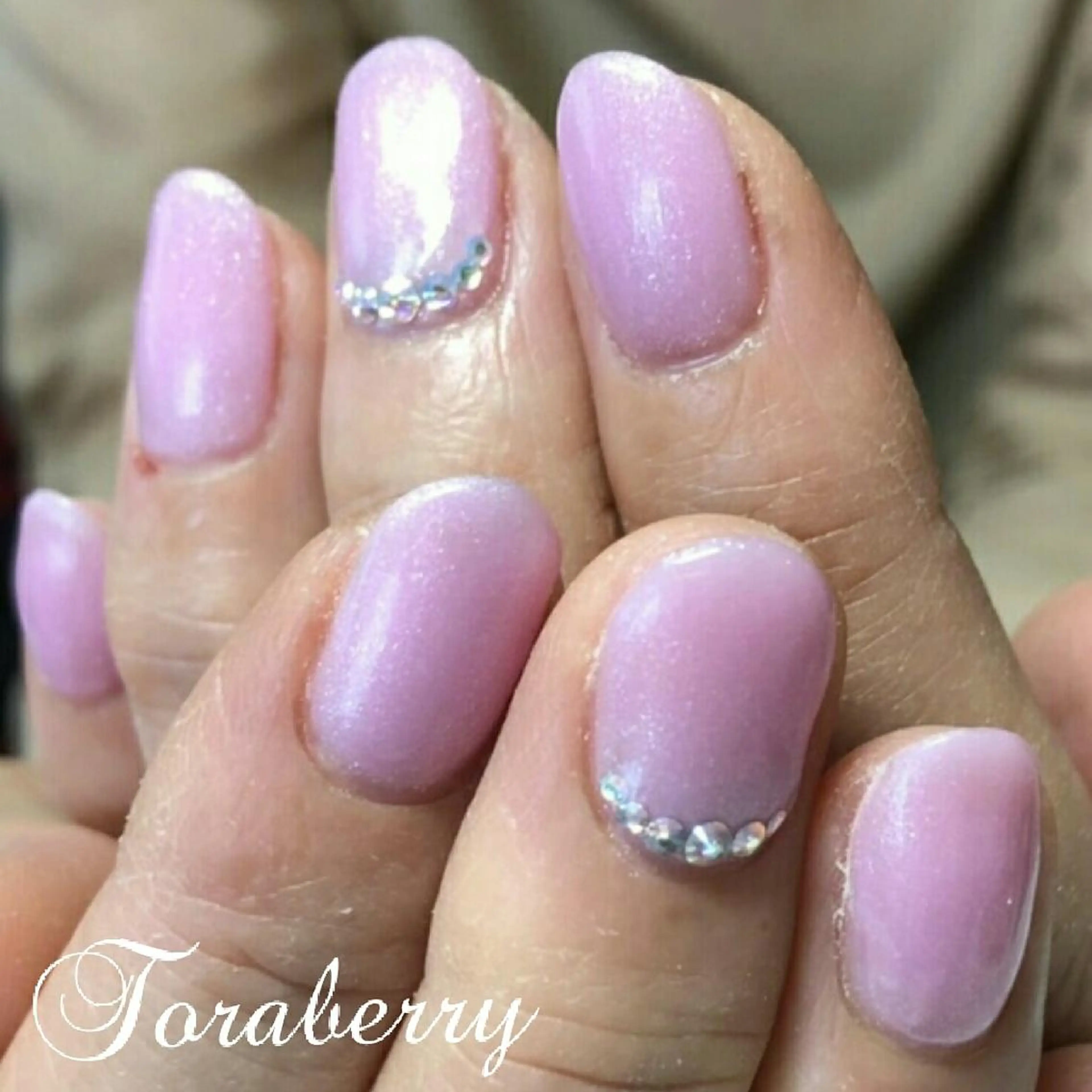 ネイル ピンク ハンドネイル ネイリスト なつみのネイルデザイン