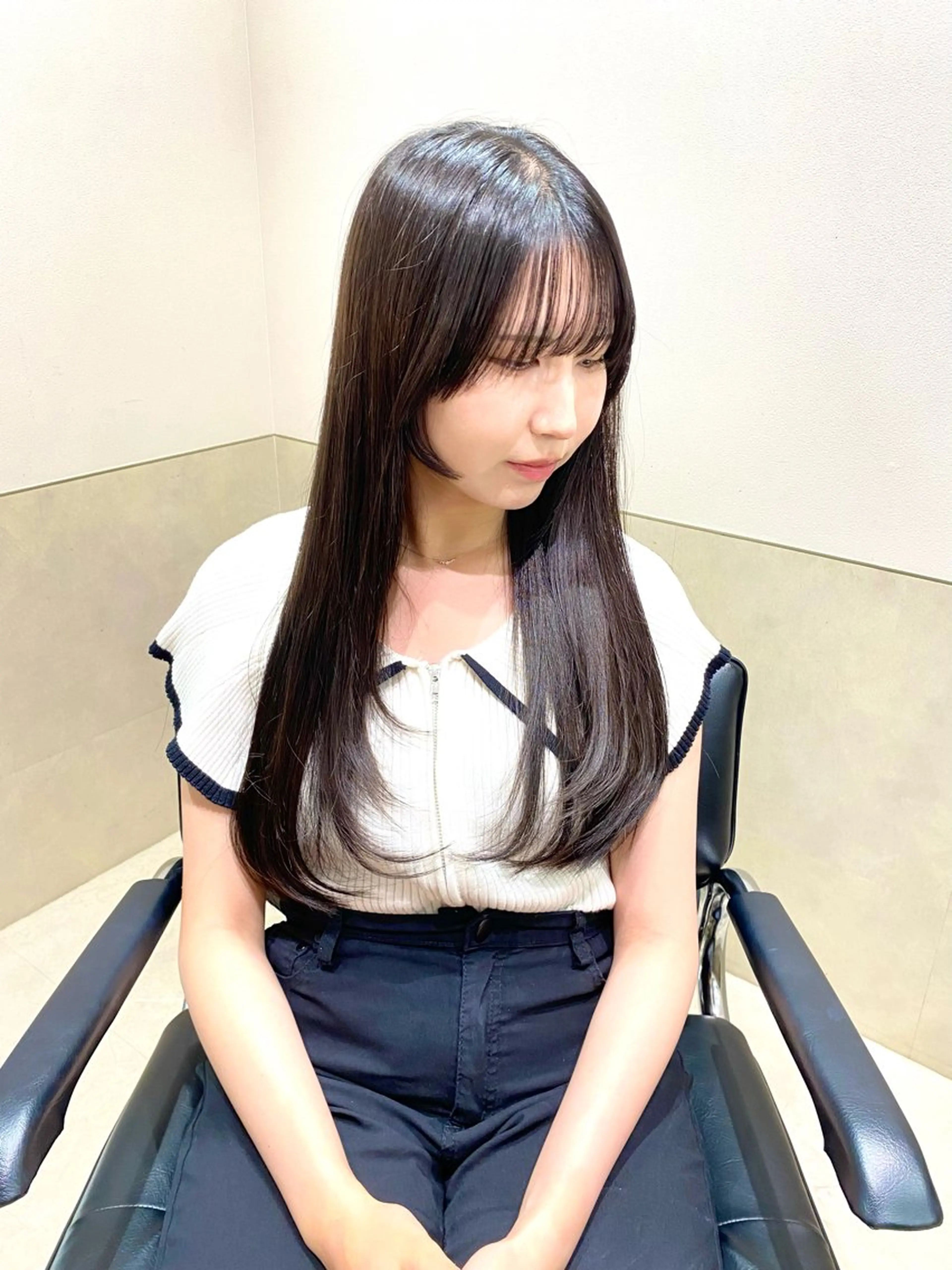 セミロング カット トリートメント 絹髪質感TR💫 レイヤーカット/熊澤のヘアスタイル