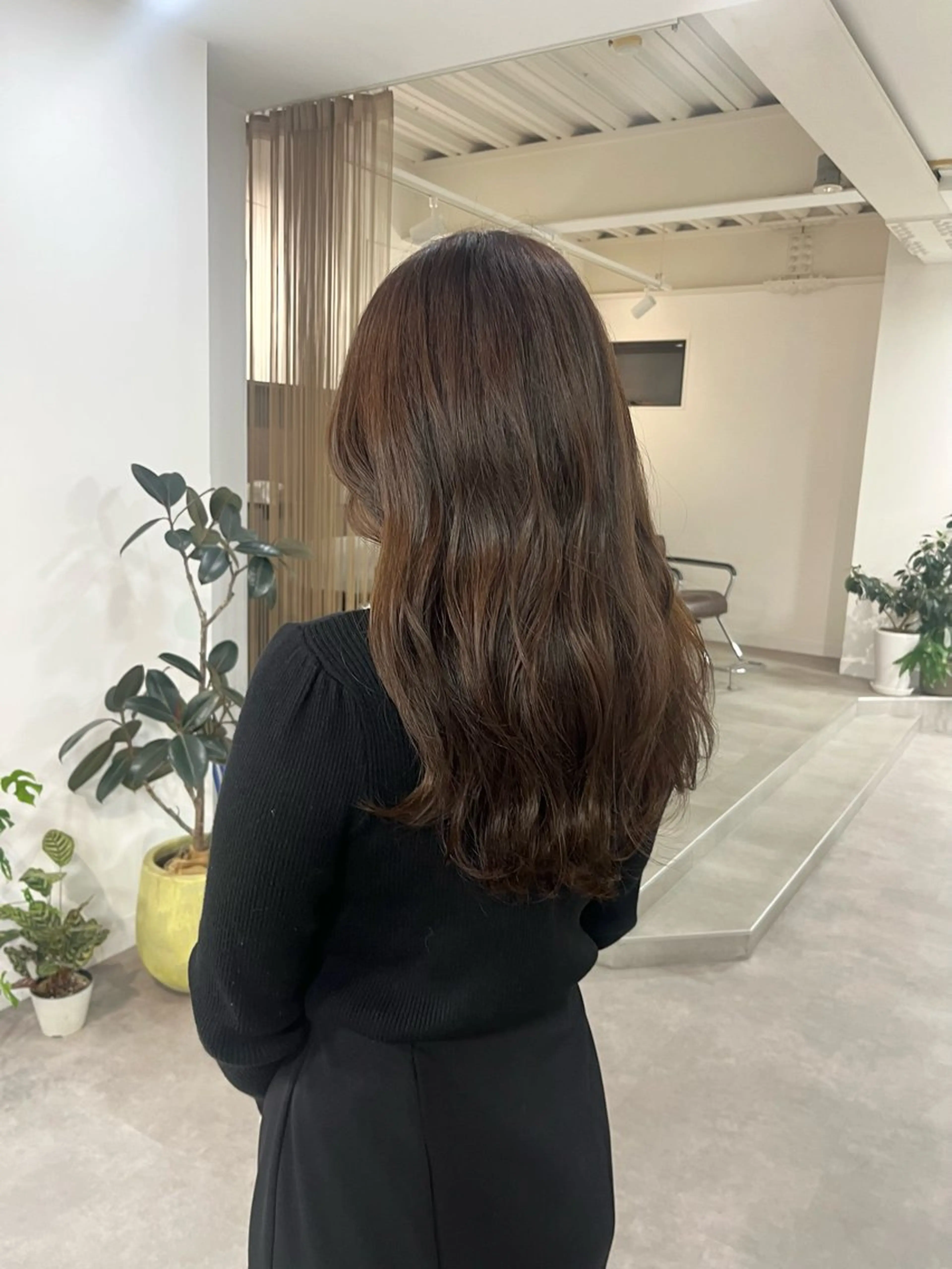 セミロング カラー 透明感カラー 透明感カラー🌼 沙奈のヘアスタイル