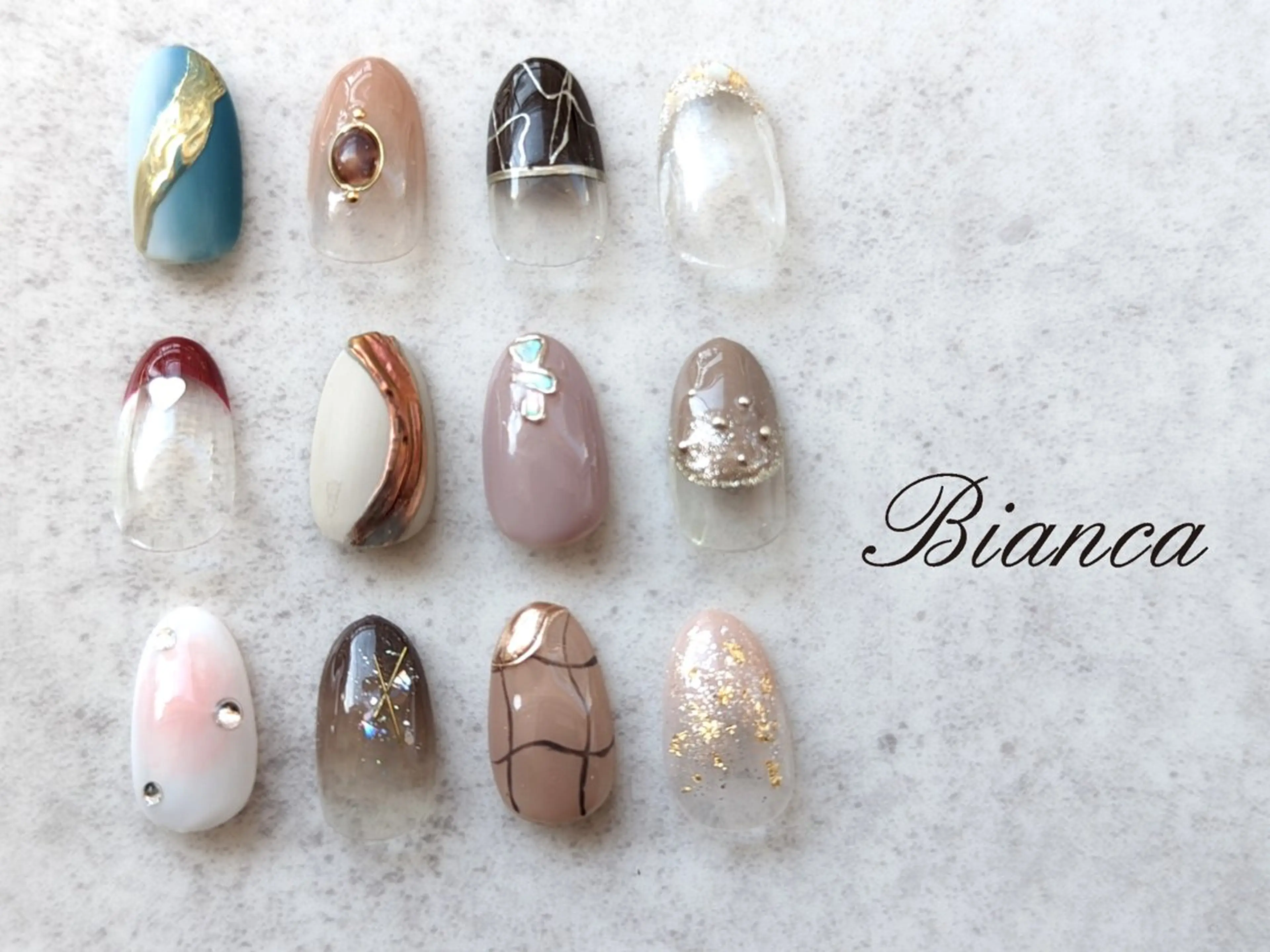 ［オフ無］ハンド★シンプル2本アートネイル【初回オフ無料】¥6900の写真