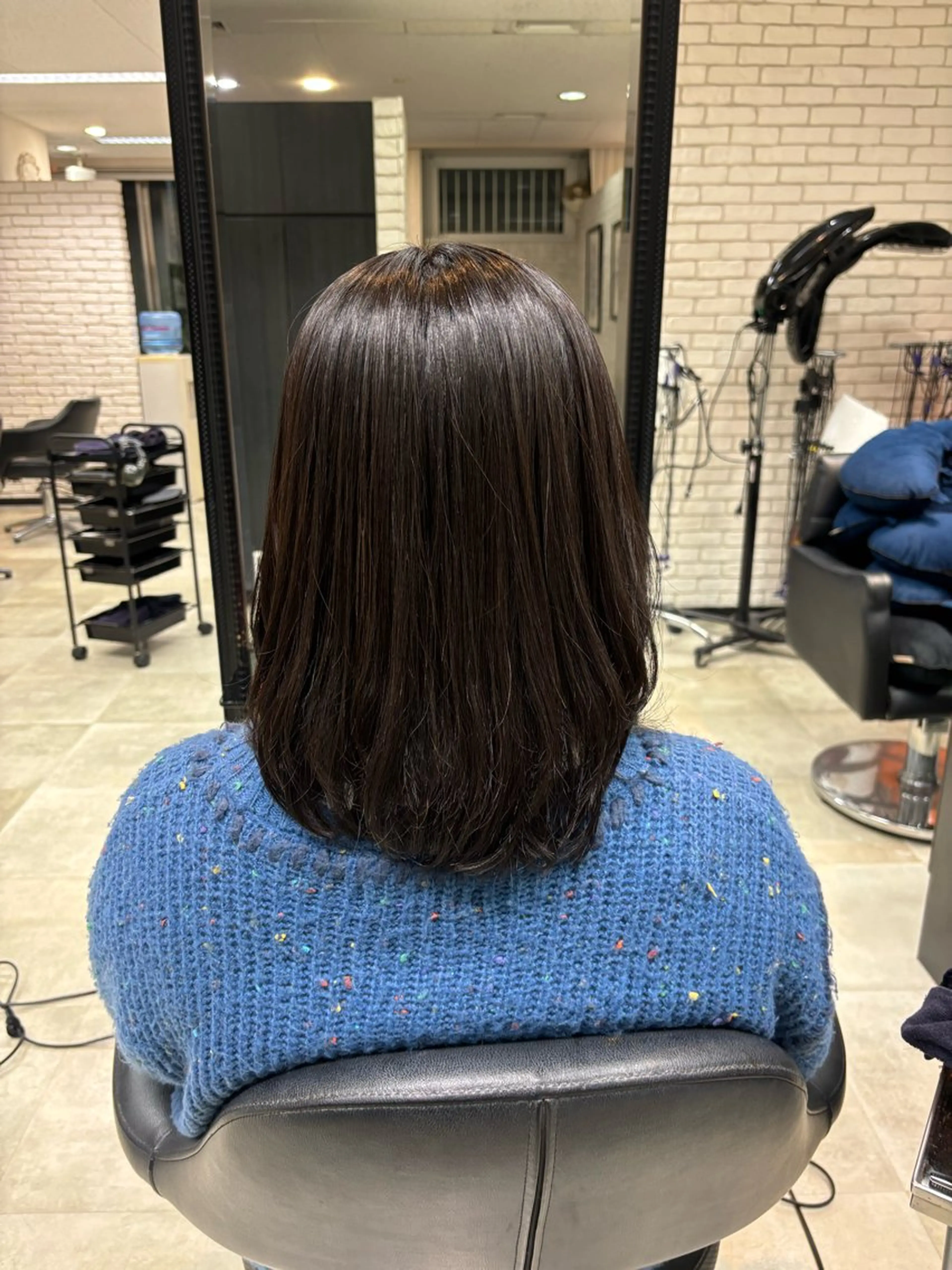 セミロング パーマ カットモデル 募集中🟡mikuのヘアスタイル