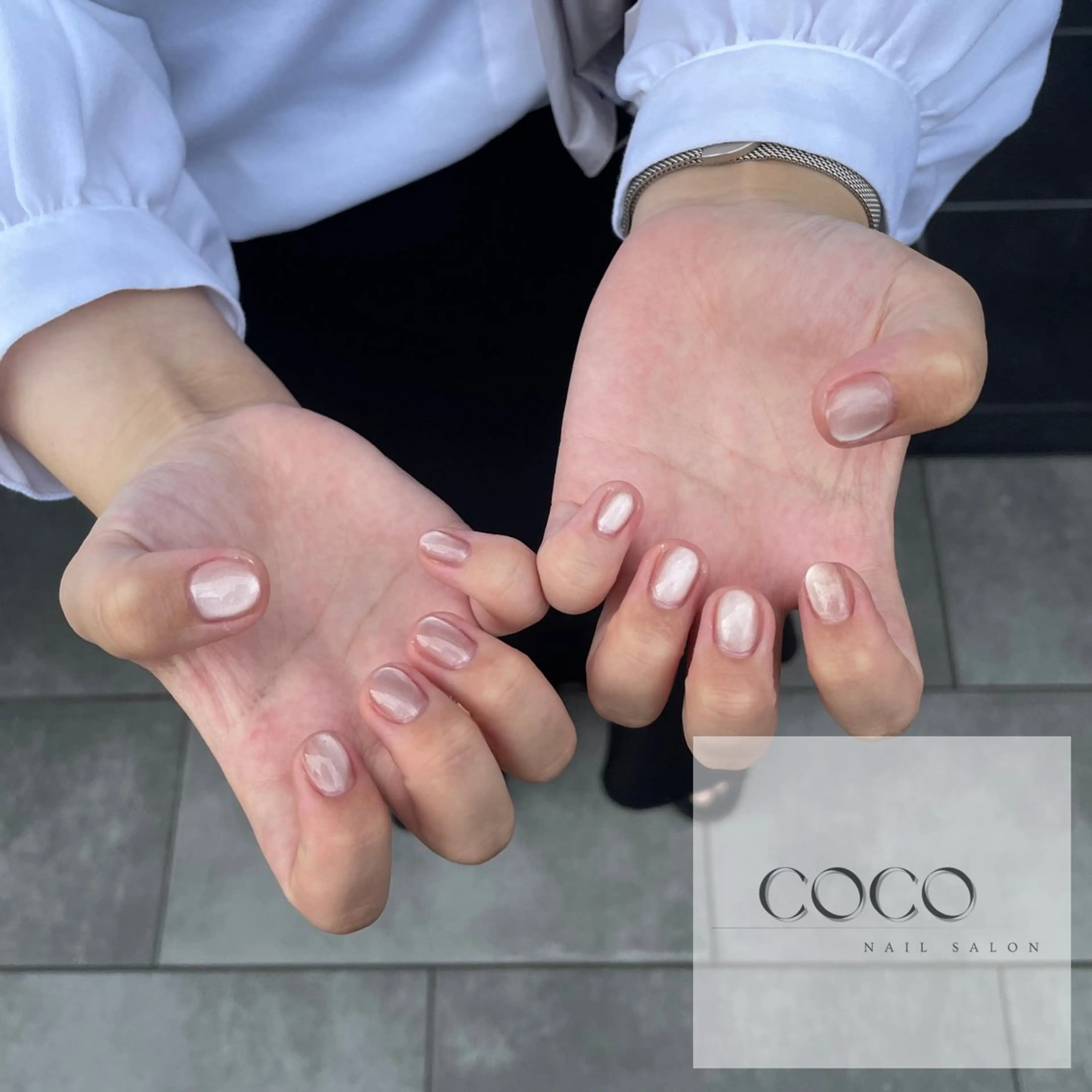 ネイル 氷ネイル・うるうるネイル マグネットネイル NAIL SALON / 耳ﾂﾎﾞ HBLの眉毛・アイブロウイメージ