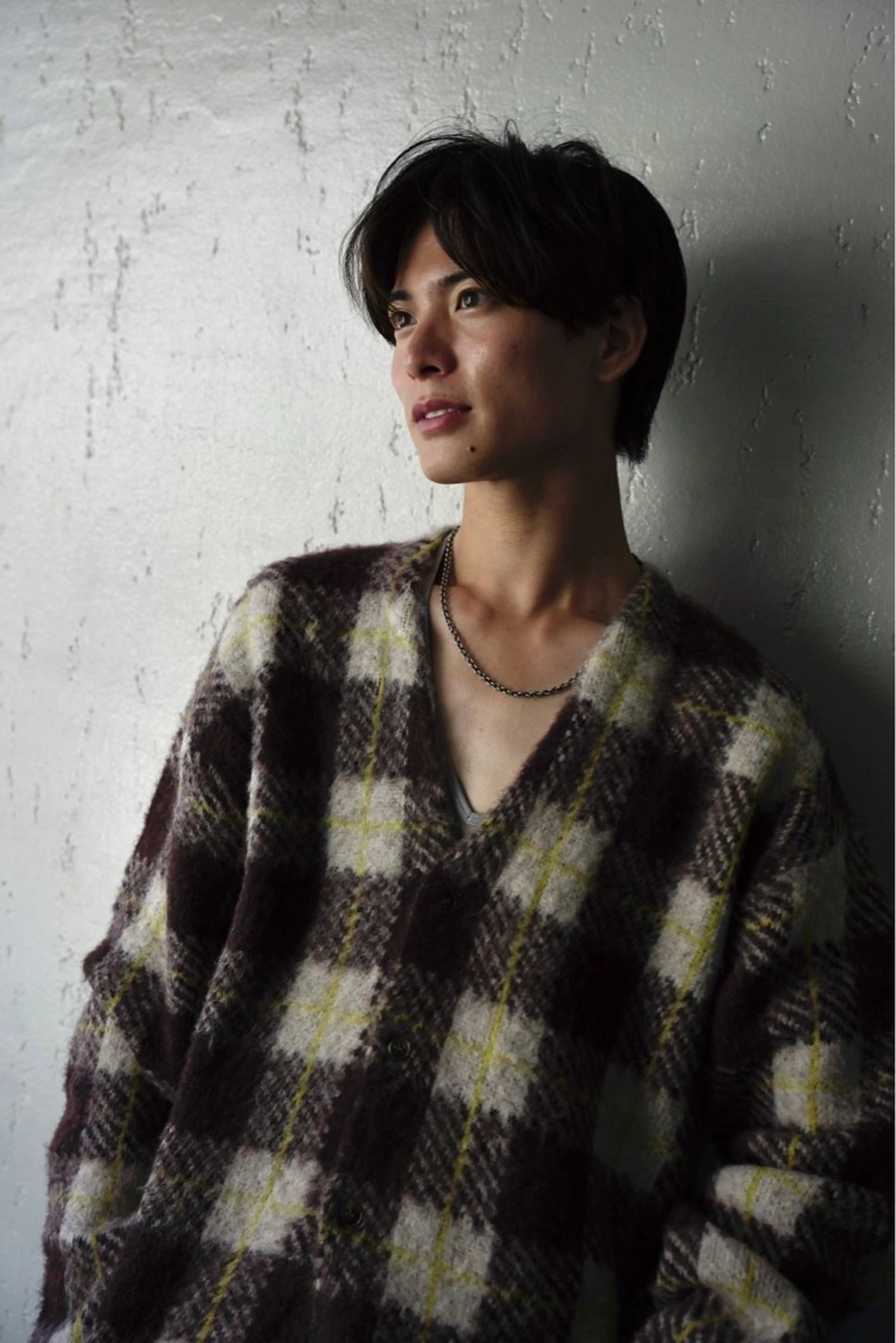 ショート カット スパイキーショート パーマ　具志堅　太志のヘアスタイル