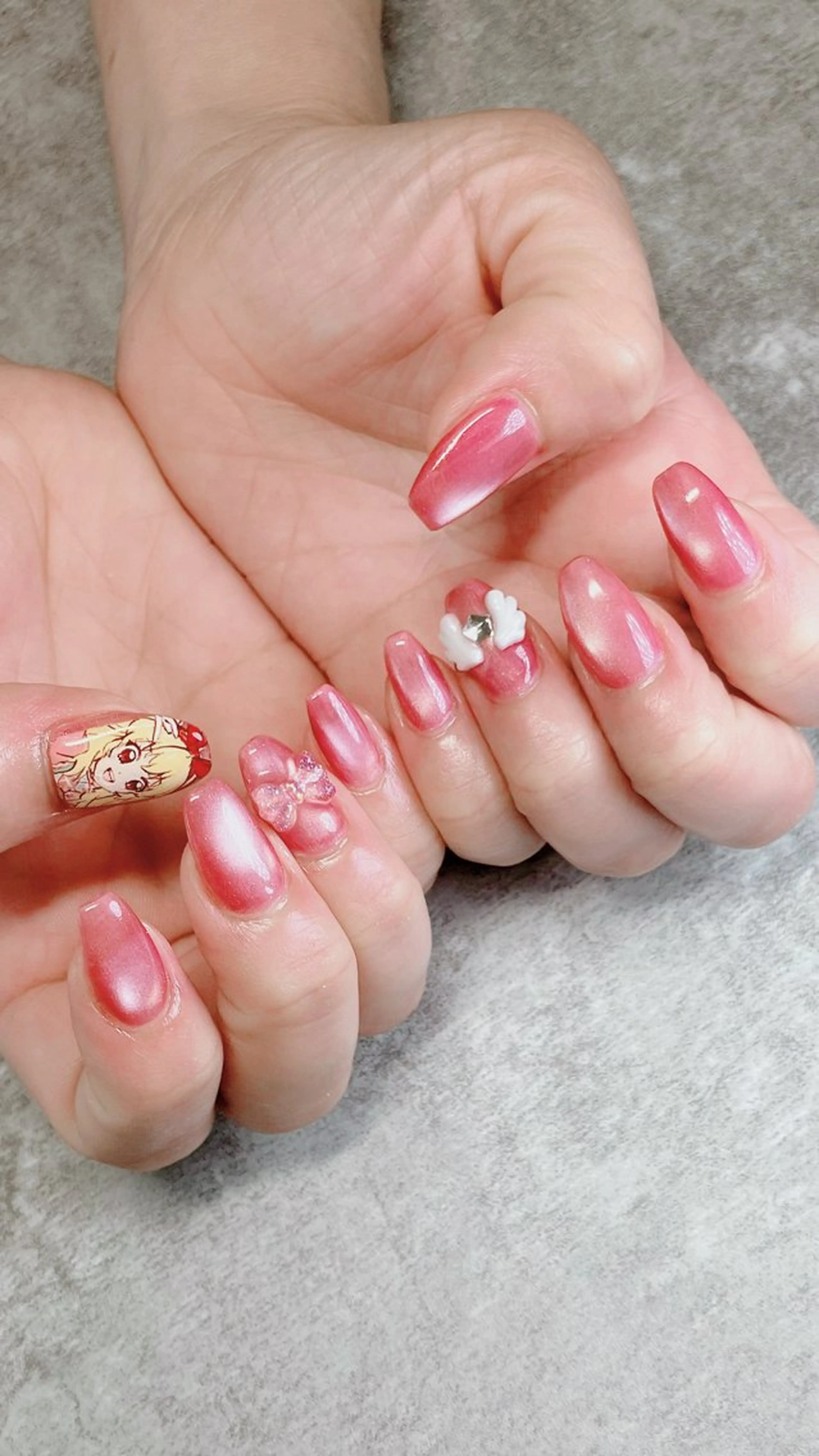 ネイル ハンドネイル ハンドケア shino🌟 痛ネイルのネイルデザイン