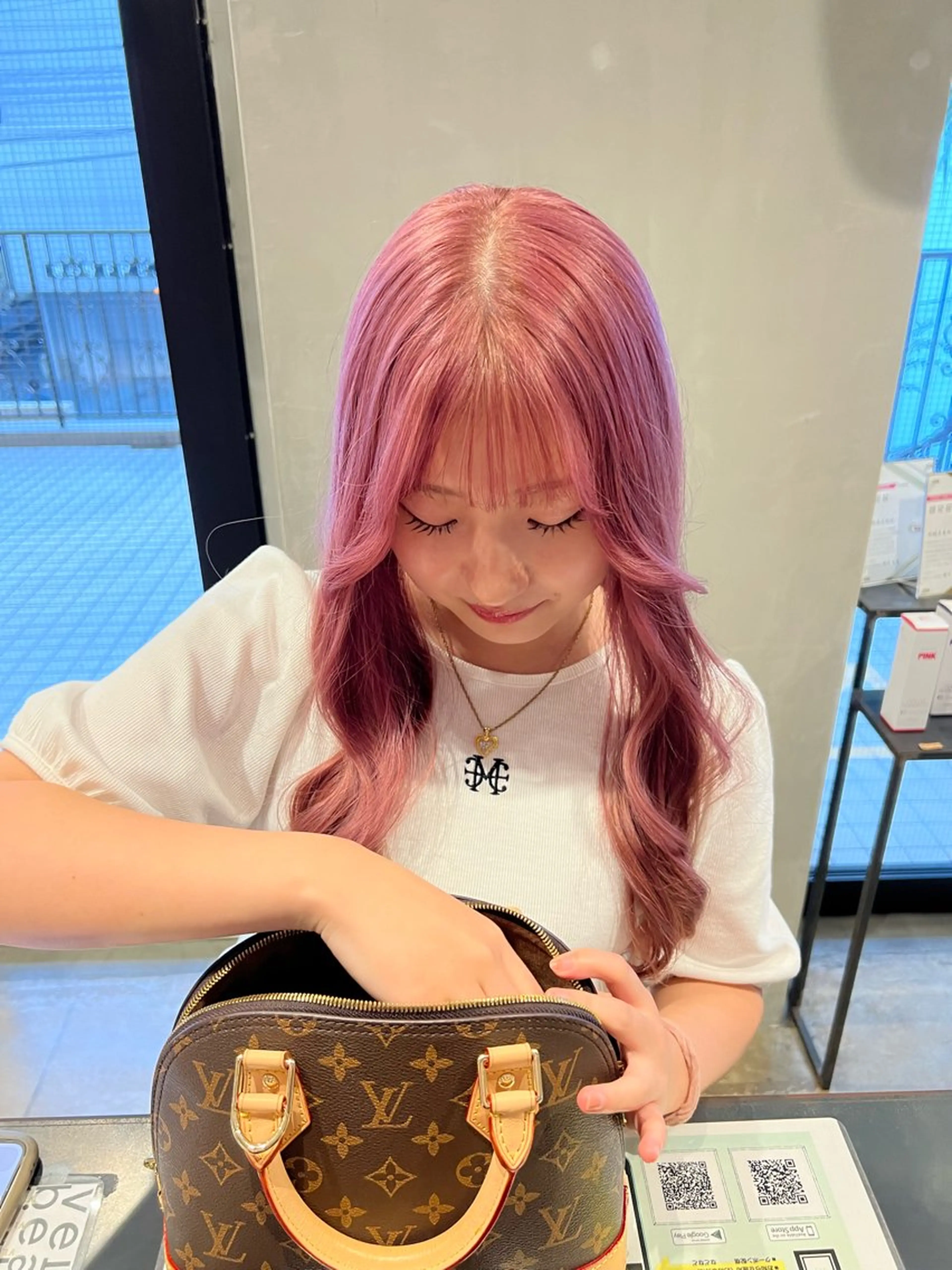 (U24)💕前髪カット+ワンカラー💕「ロング料金あり」の写真