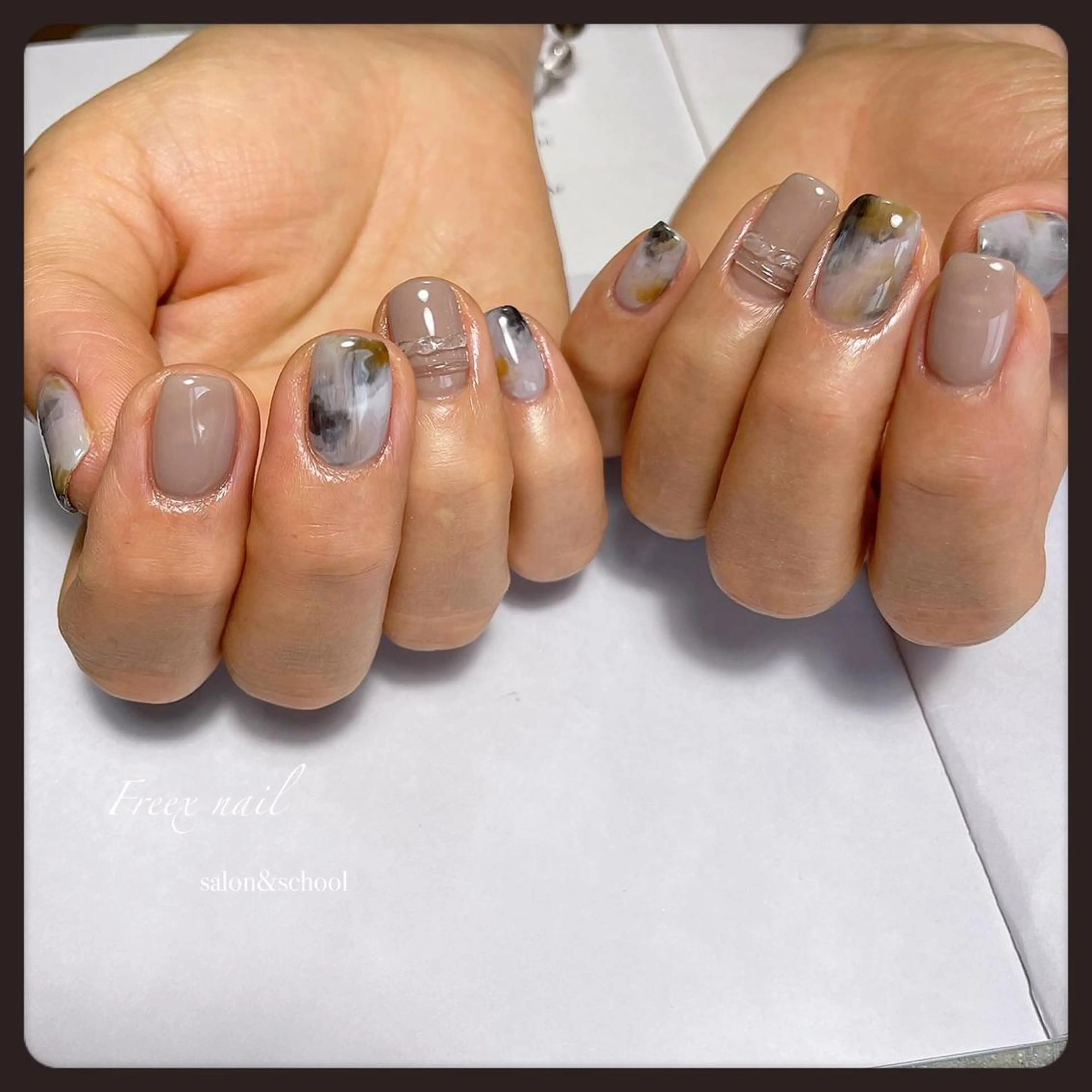 ネイル ニュアンスネイル ハンドネイル ハンドケア freex nail /ニュアンス/個性派のネイルデザイン