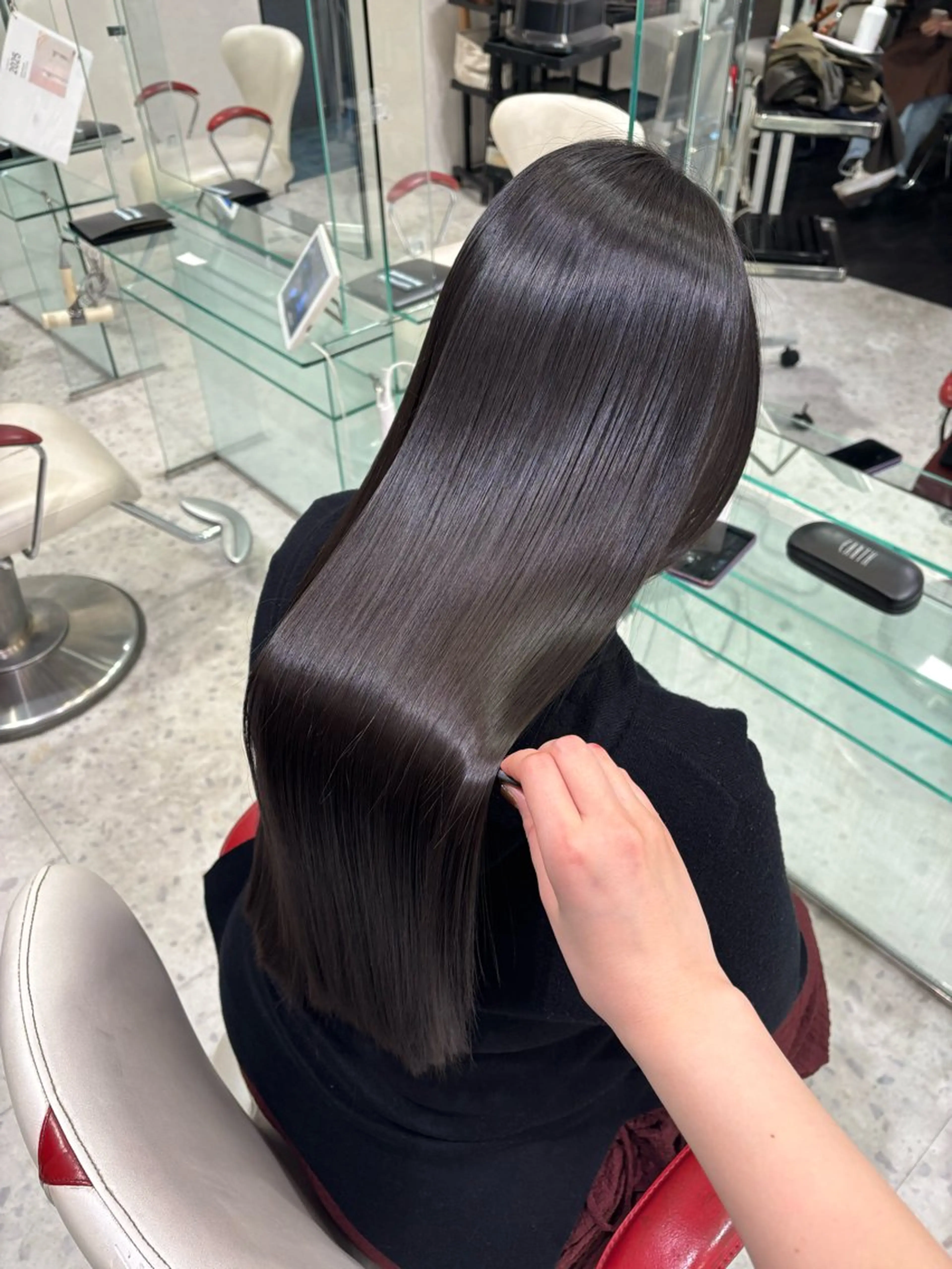 ロング トリートメント 縮毛矯正/髪質改善 /山田梨央のヘアスタイル