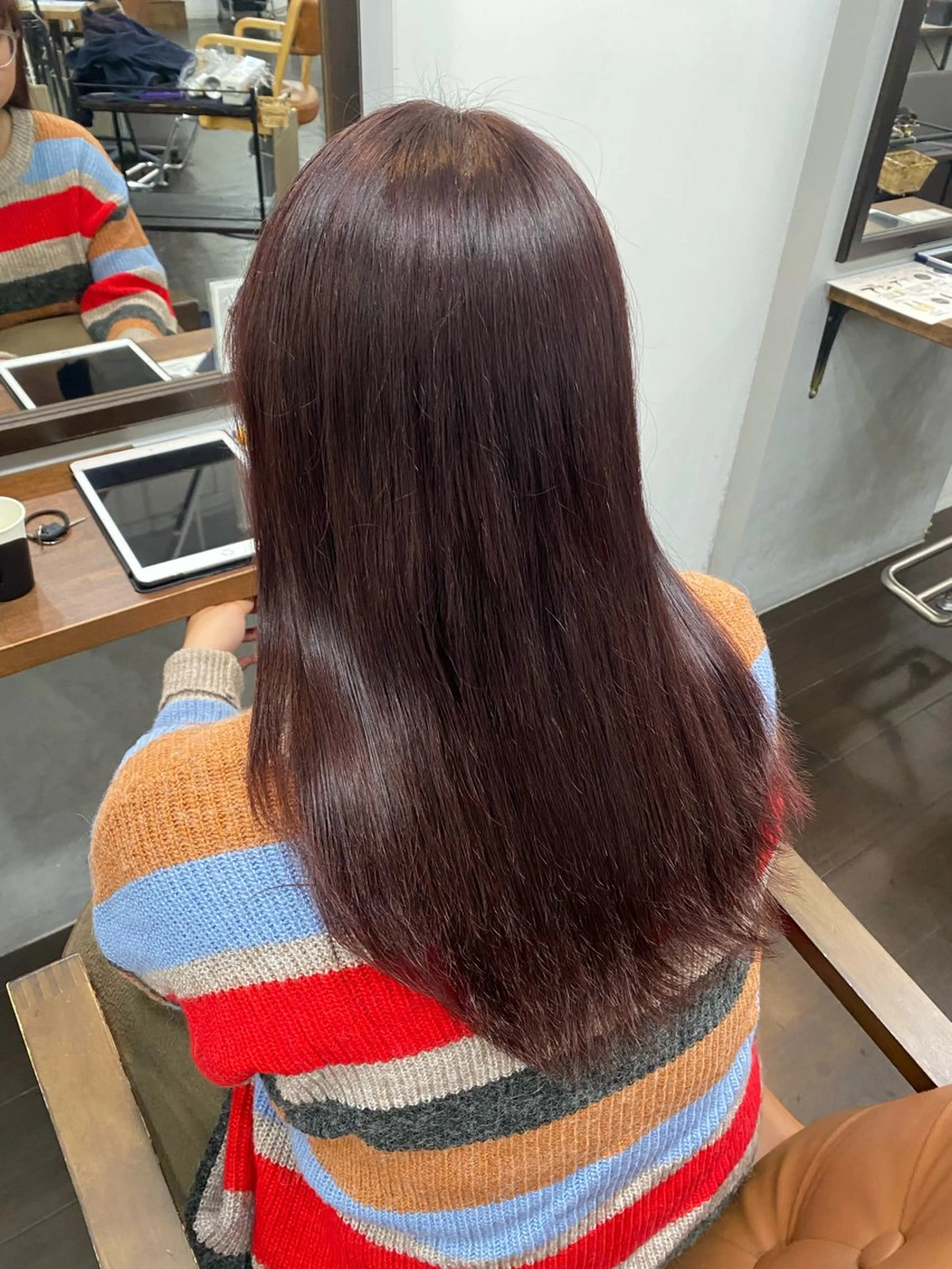 ロング カラー ヘアアレンジ 🍒ᩚ名駅/艶髪 縮毛矯正/あゆ🍒ᩚのヘアスタイル