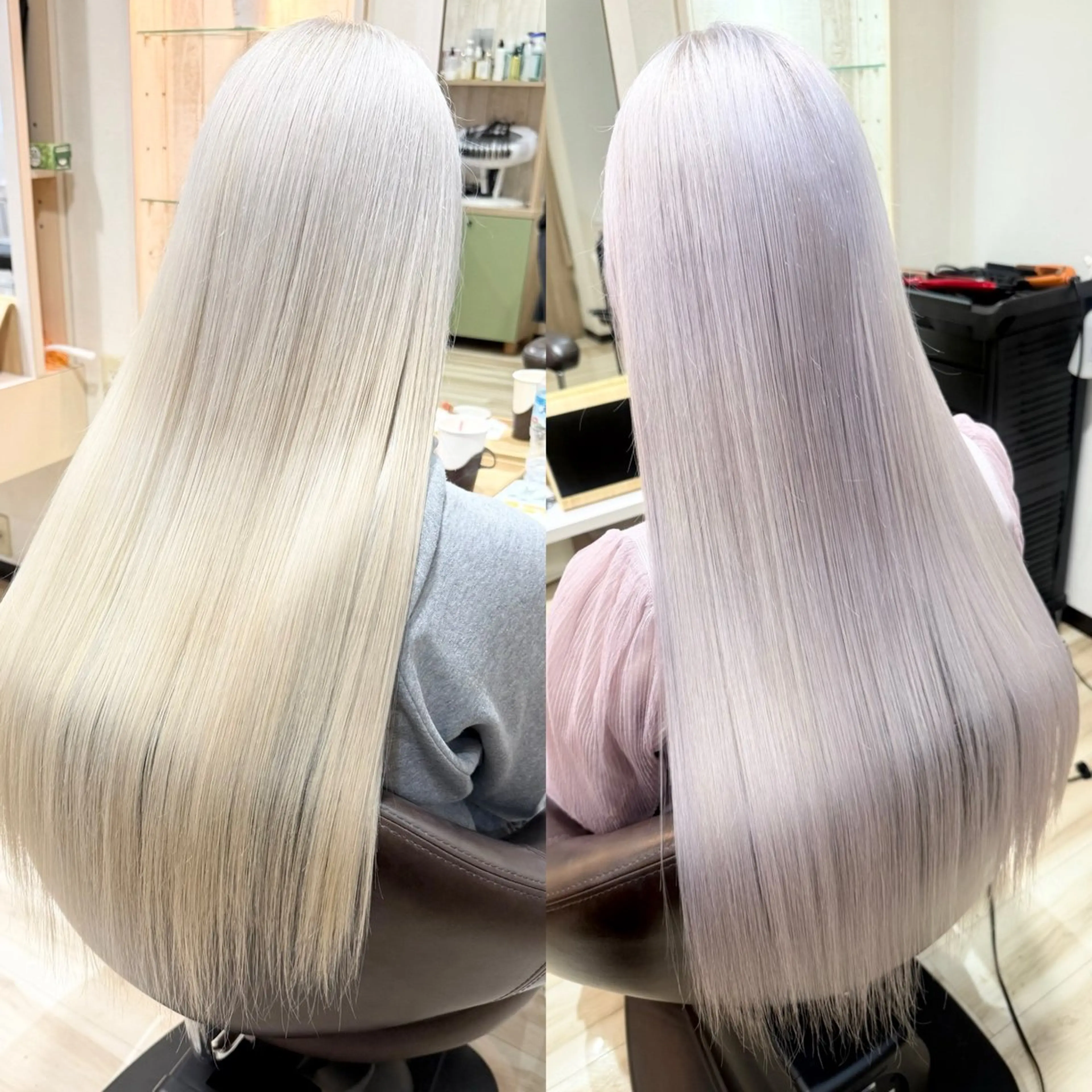 ロング カラー ヘアカラー トリートメント 🌈派手髪ハイトーン 🌈鈴木亮太🌈のヘアスタイル