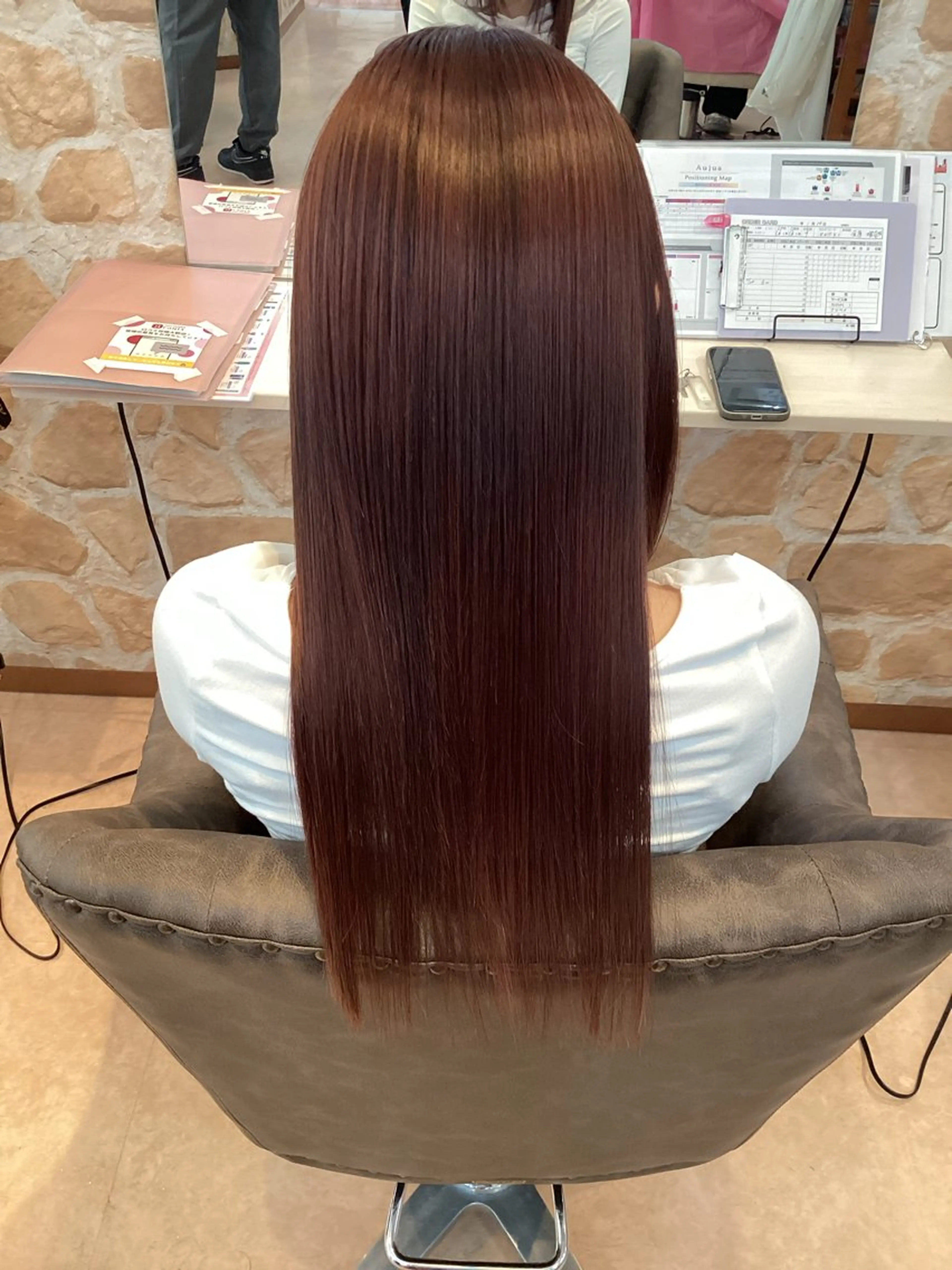 セミロング 大塚 千鶴のヘアスタイル