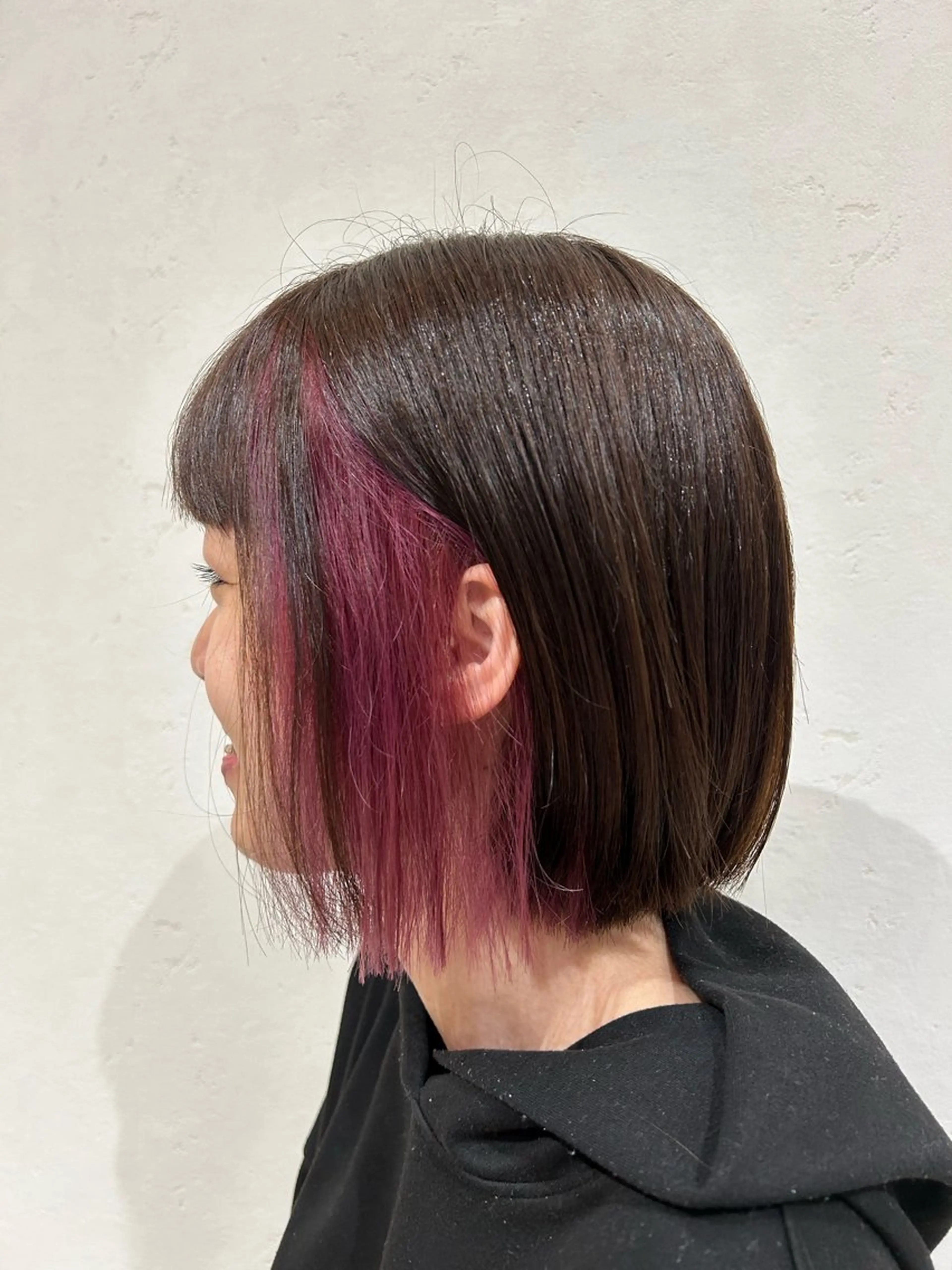 【🧞‍♂️ブリーチ込み価格🧞‍♂️】全体カラー+イヤリングカラーの写真