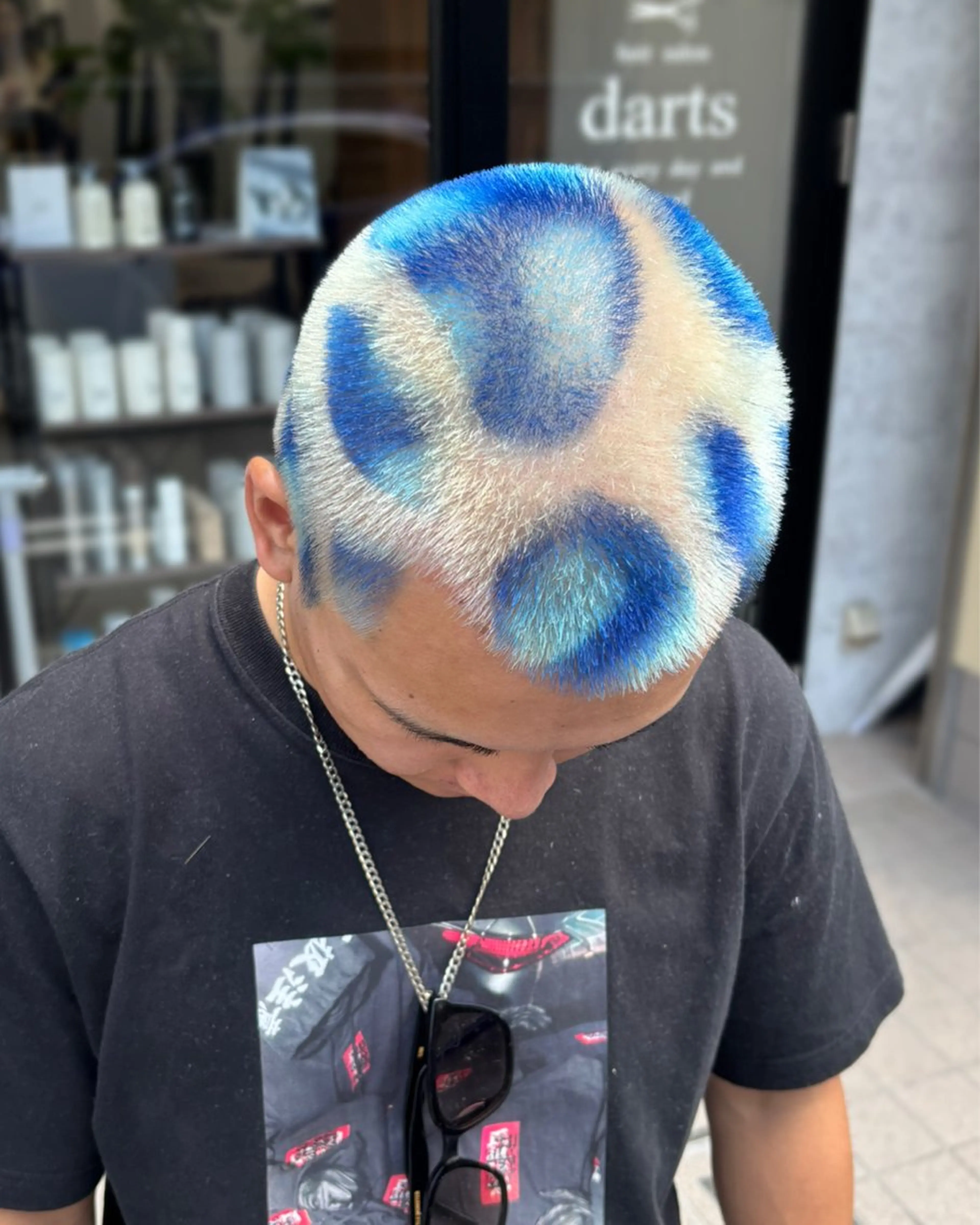 カラー メンズ デザインカラー 縮毛矯正 マツダ レンのヘアスタイル