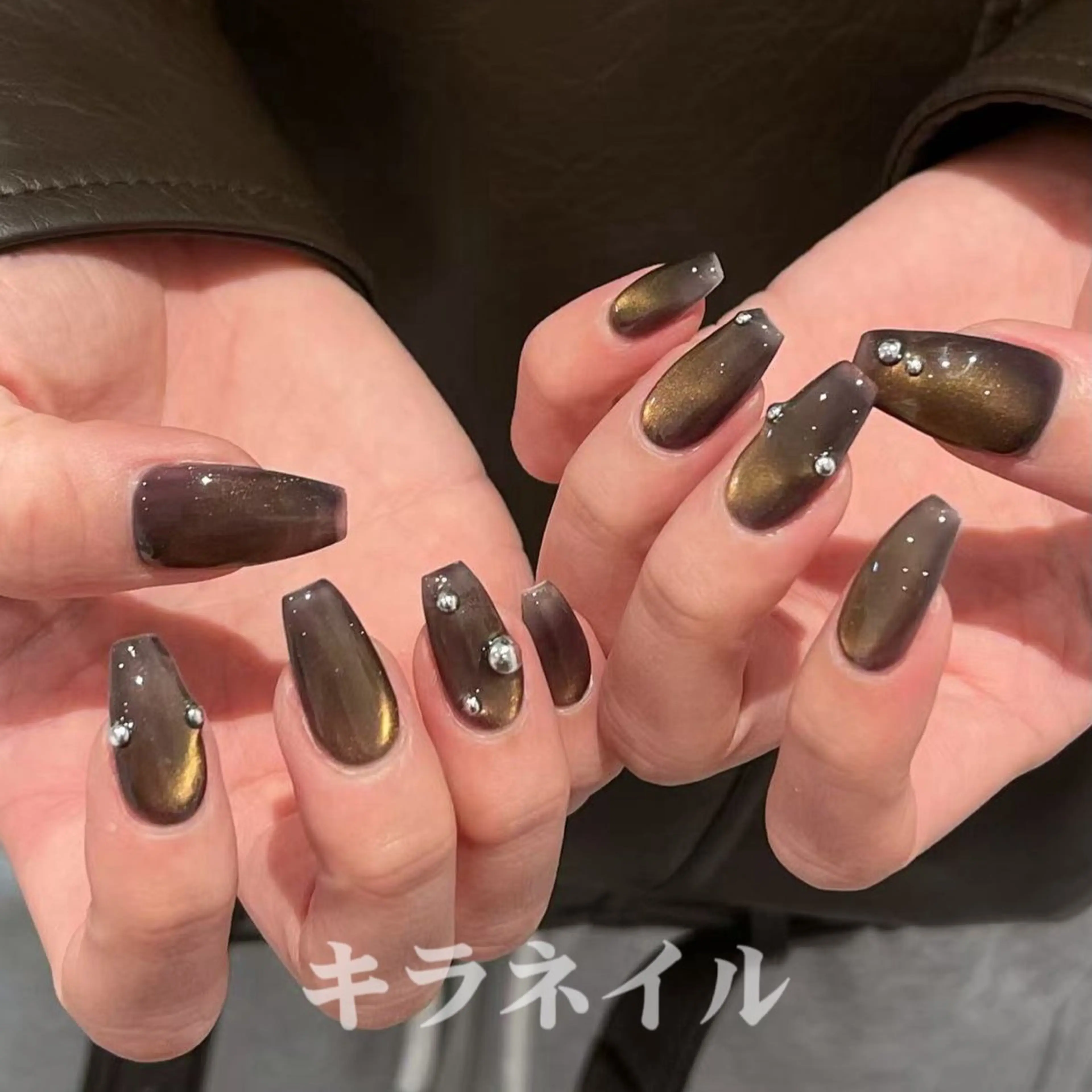 ネイル ハンドネイル 🎀kira 長さだし💗モチ最高のネイルデザイン