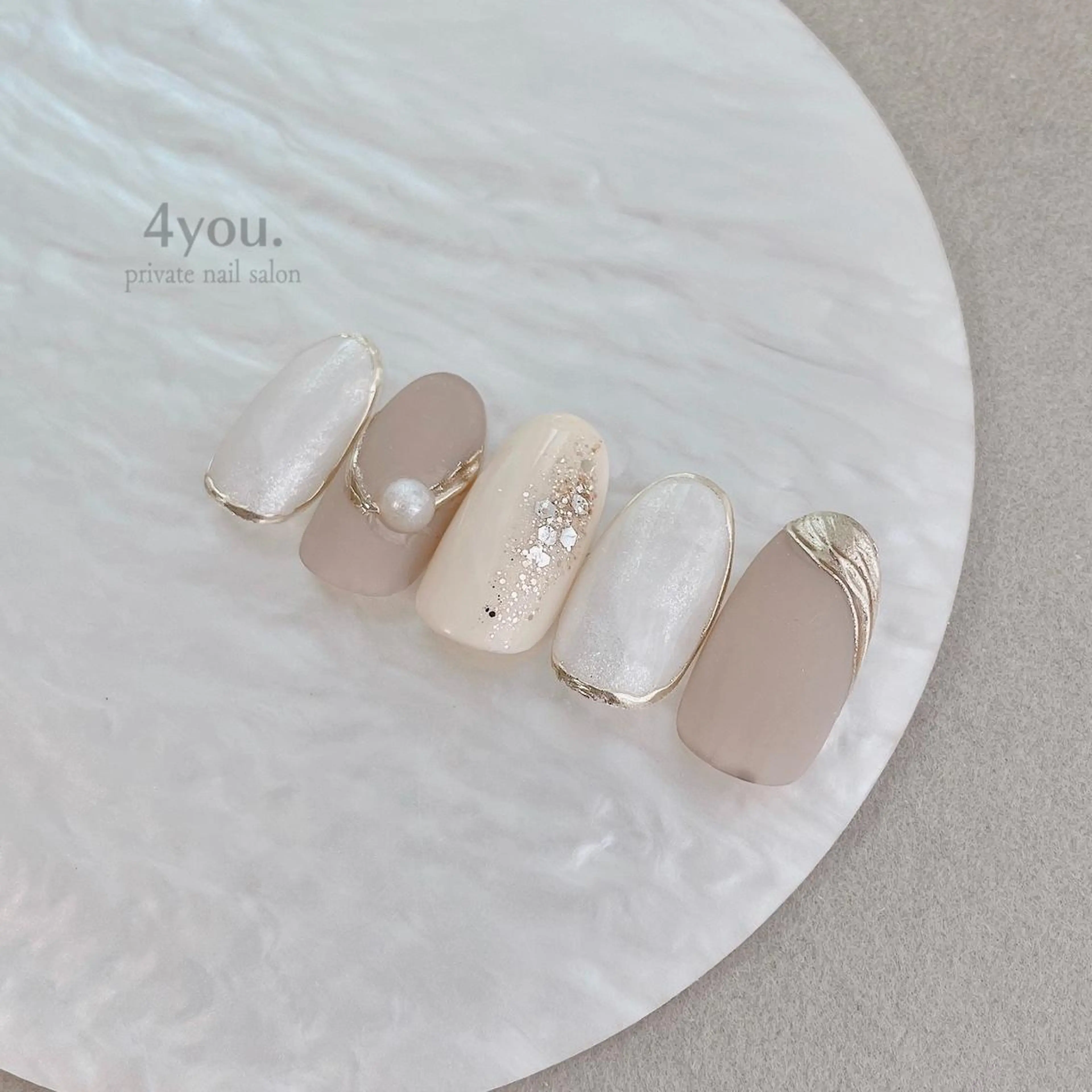 ネイル nail salon ４ｙｏｕ．のネイルデザイン