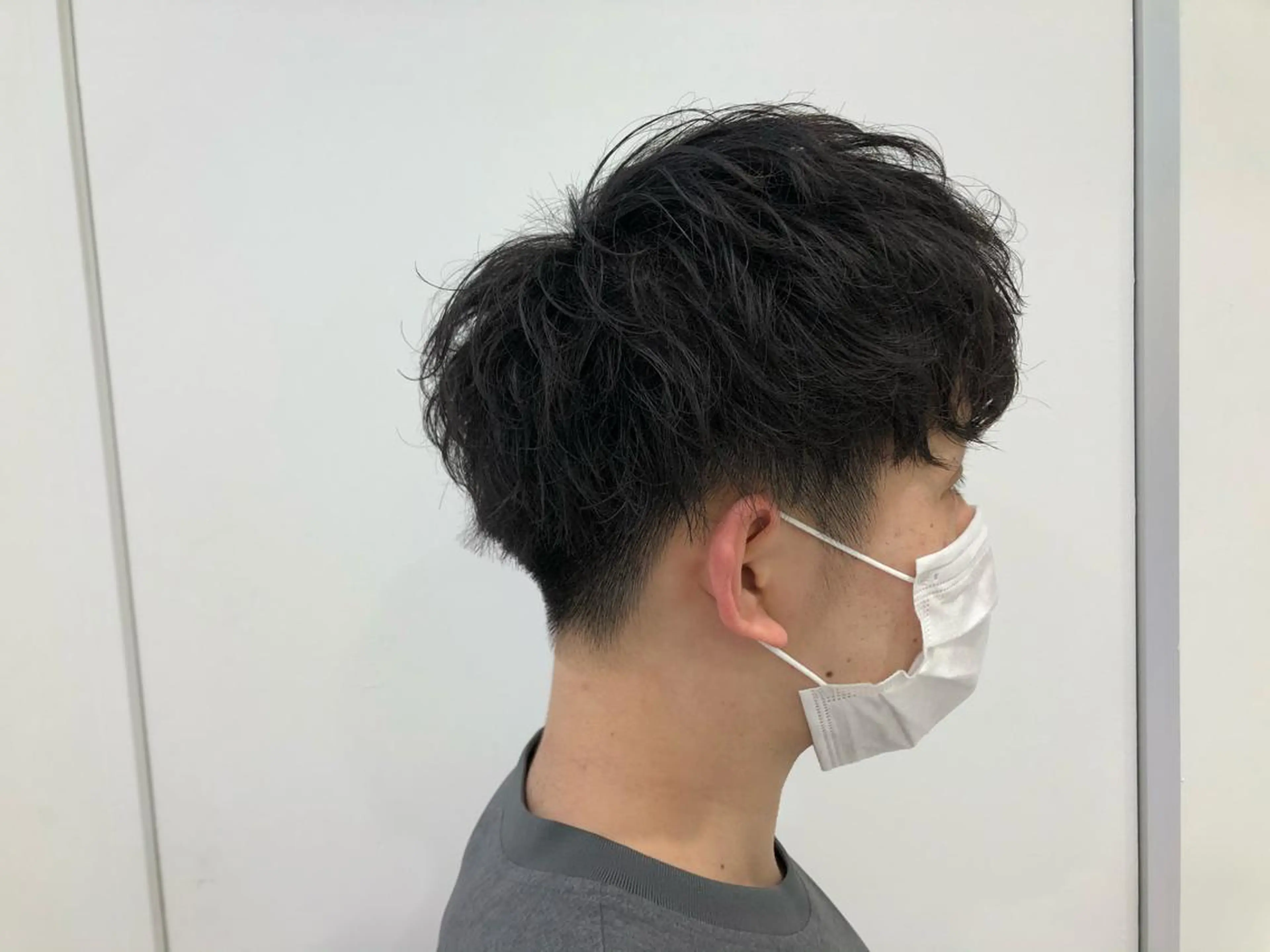 パーマ メンズ BABY 艶髪暗髪ヘア💖達人のヘアスタイル