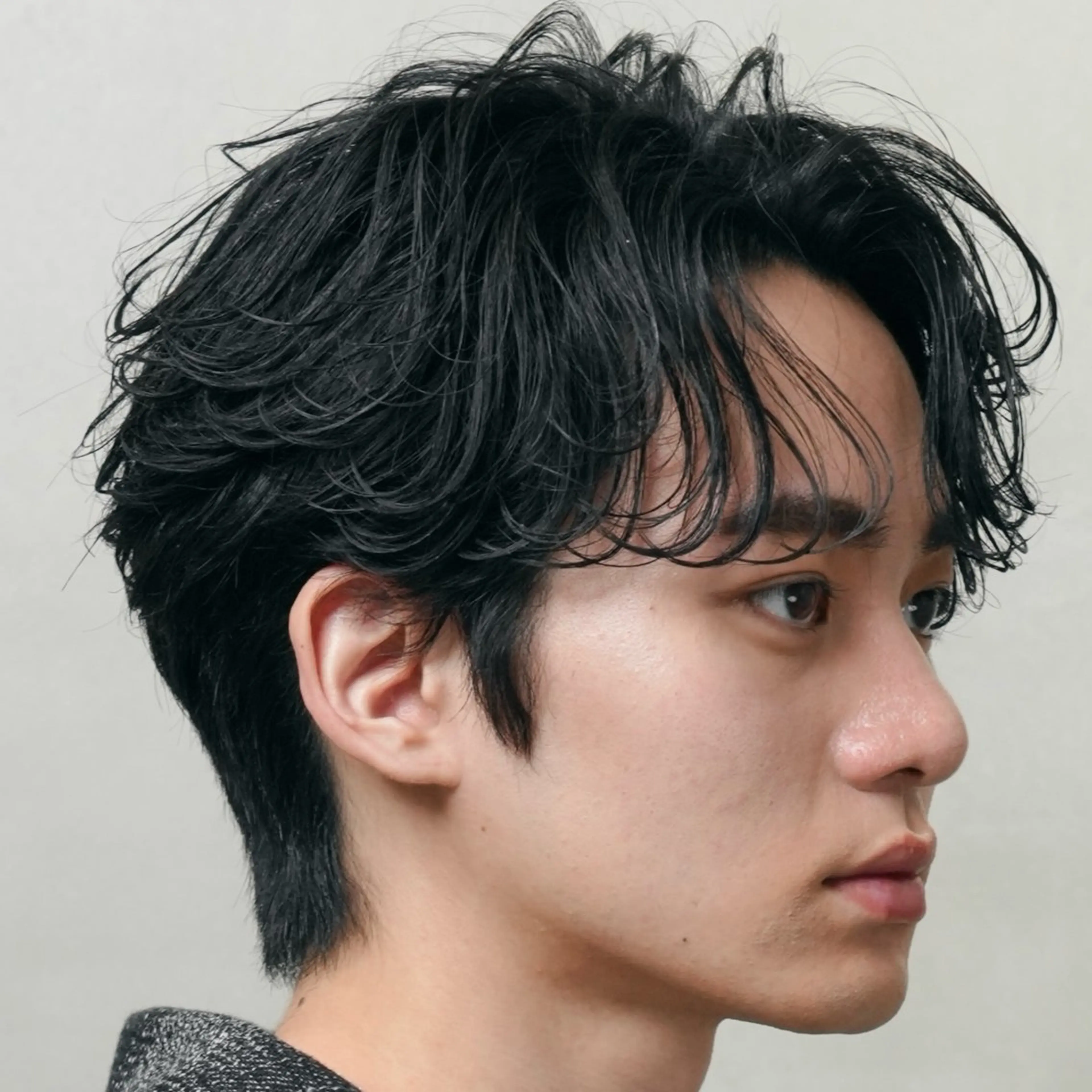 ショート パーマ メンズ カット パーマ 丸山 哲史のヘアスタイル