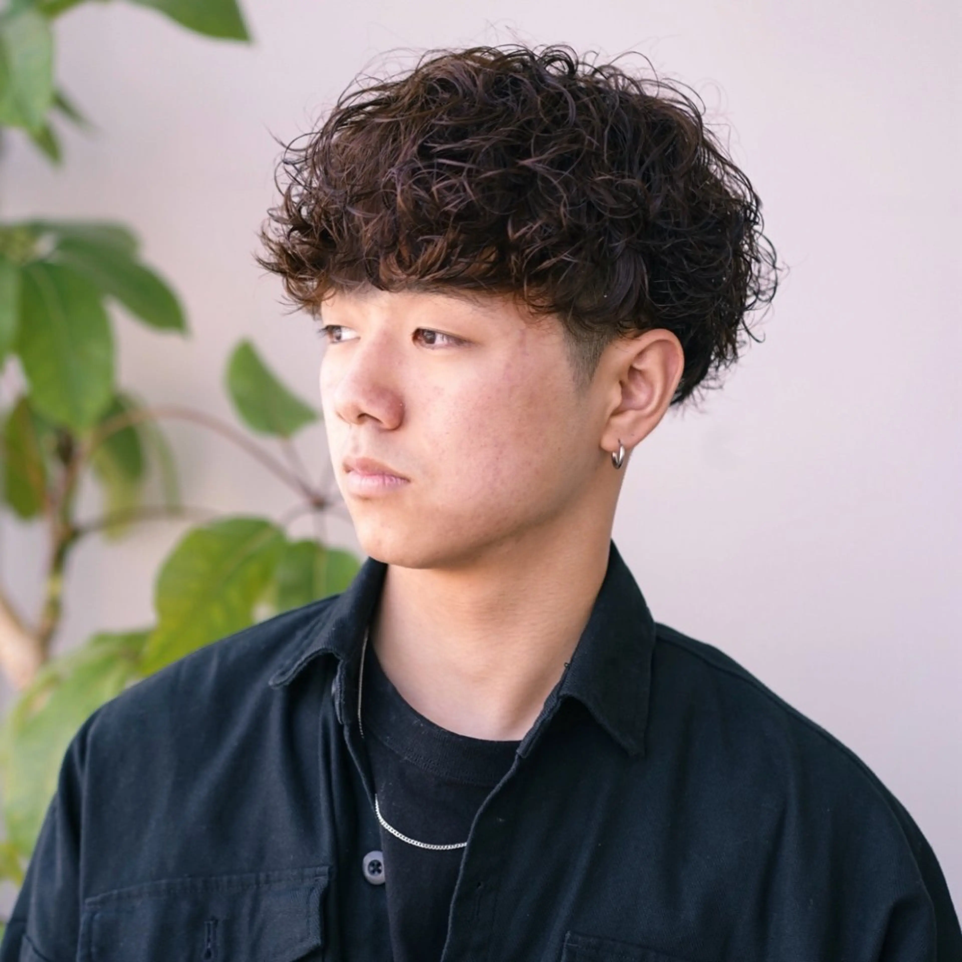 ショート パーマ メンズ メンズパーマ カット パーマ りゅう せいのヘアスタイル