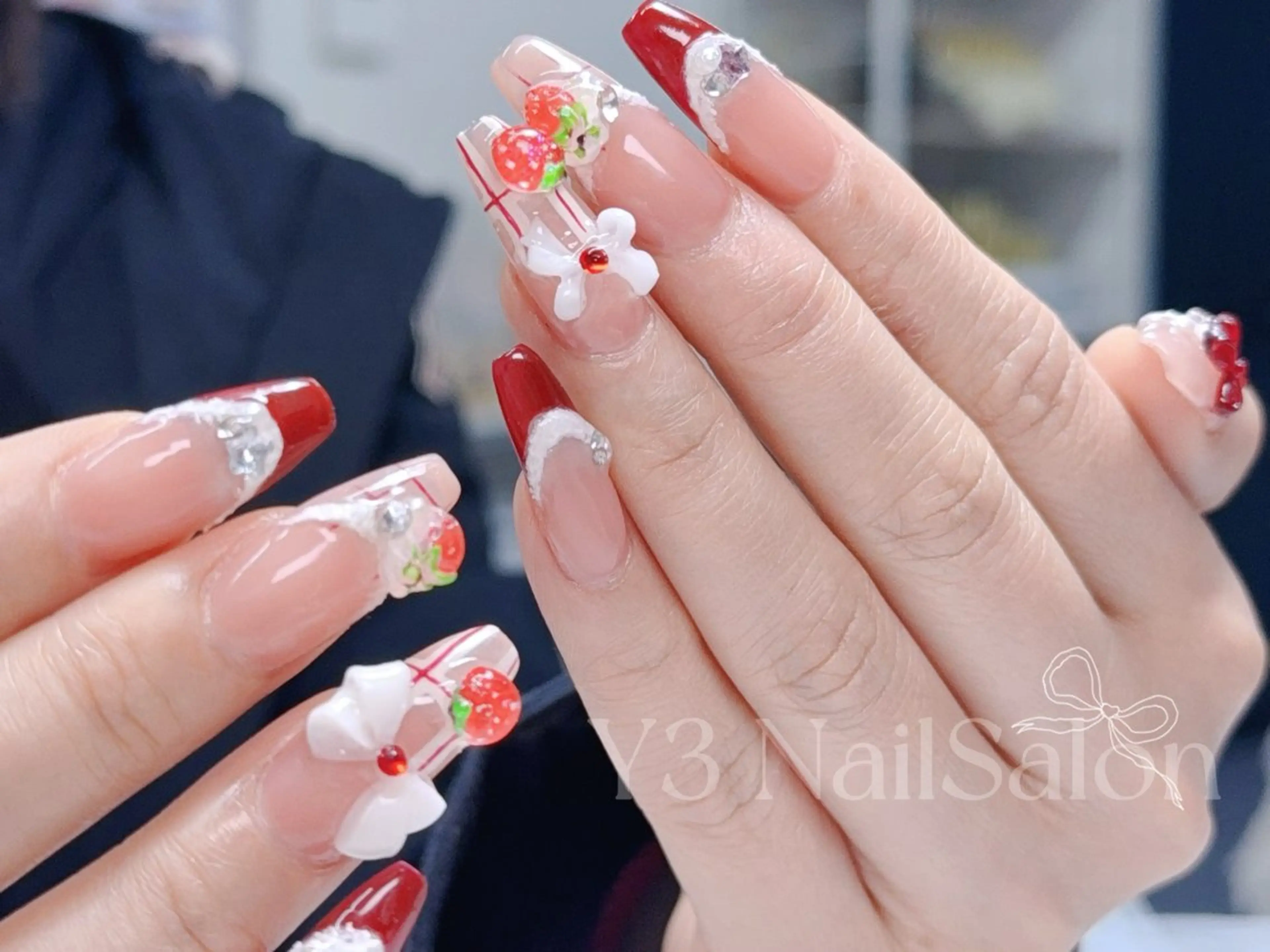 [Hand】 チップスカルプ、パーツ放題でゴージャスネイル¥19,980→¥17,980の写真