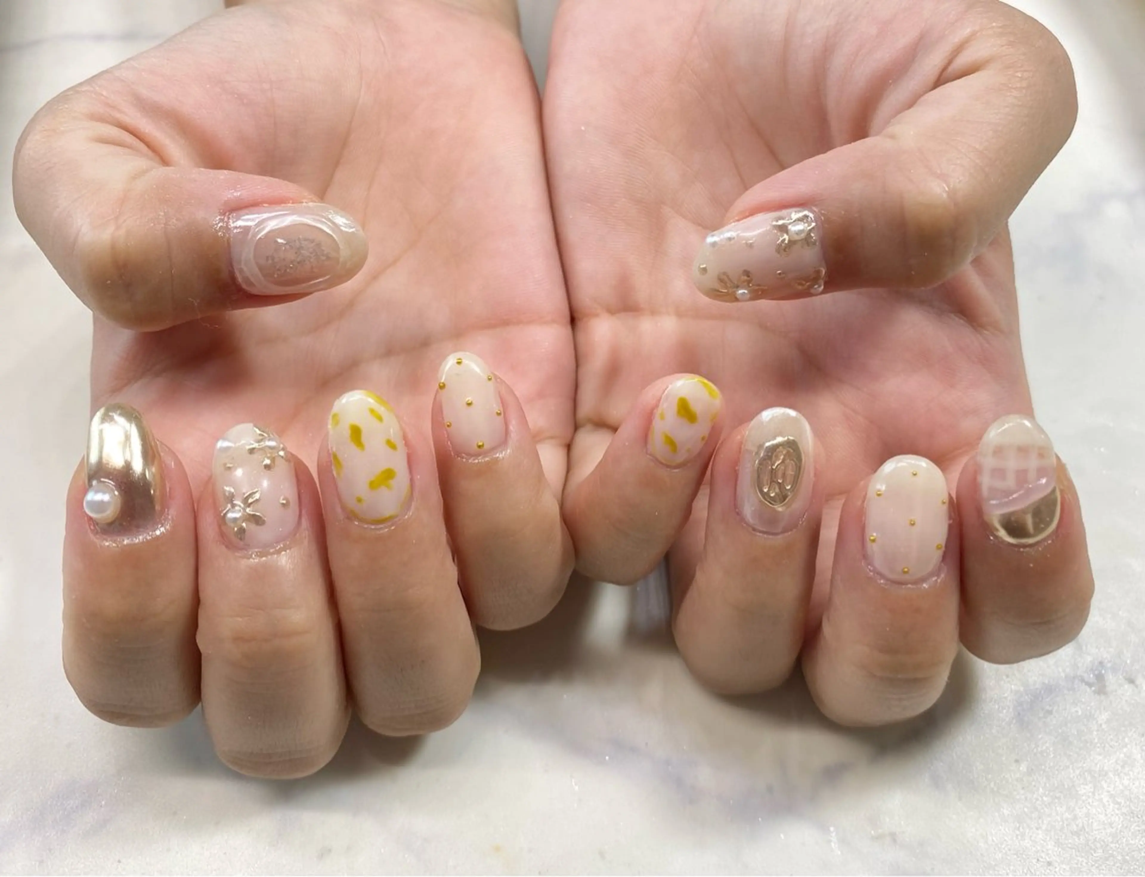 ネイル Three いわなべのネイルデザイン