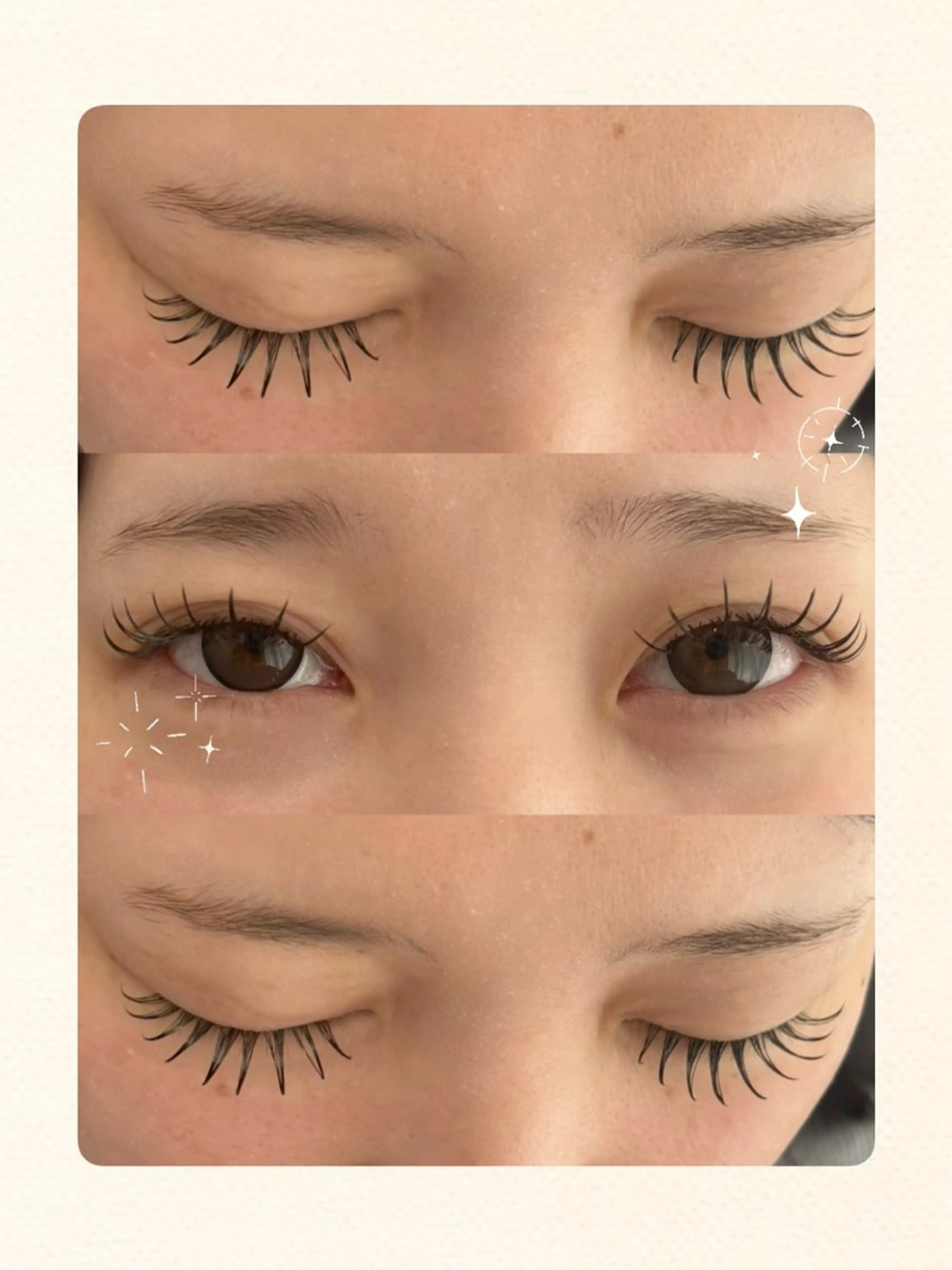 マツエク・マツパ キュート Dカール プラドル ニコのマツエク・マツパデザイン